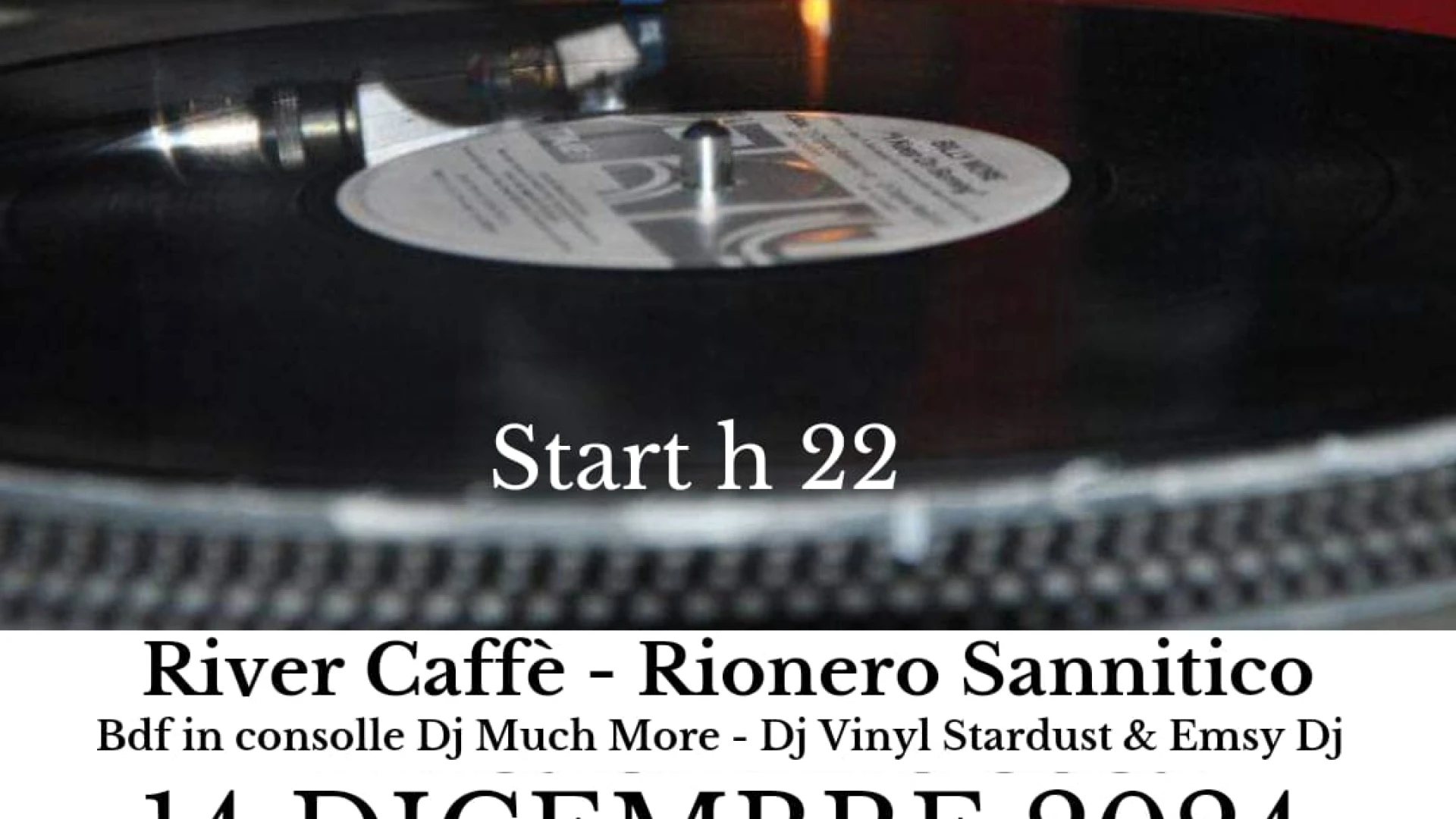 Rionero Sannitico: questa sera al River Caffè protagonista la grande musica dance anni '90. Una serata da non perdere.