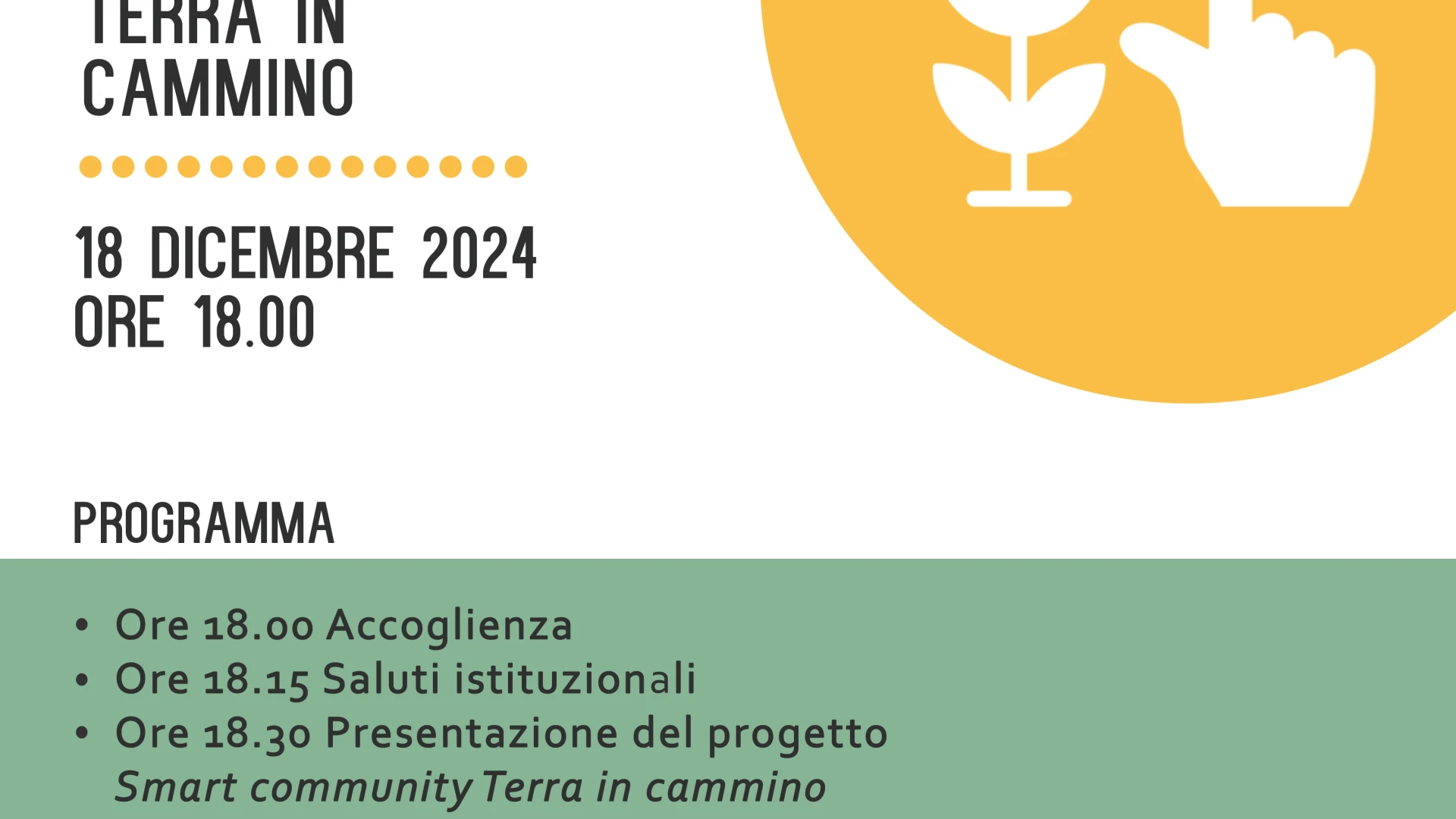 Il Gal Molise rurale presenta il progetto “Smart Community Terra in Cammino”. Appuntamento a mercoledì 18 dicembre.