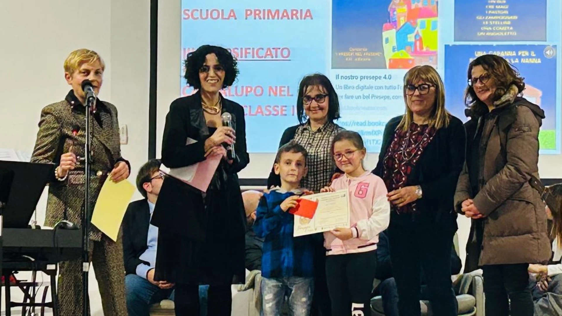 Cantalupo nel Sannio: gli alunni dell'Istituto Colozza protagonisti al concorso "I Presepi nel Presepe" di Pesche. Diversi i premi conquistati.