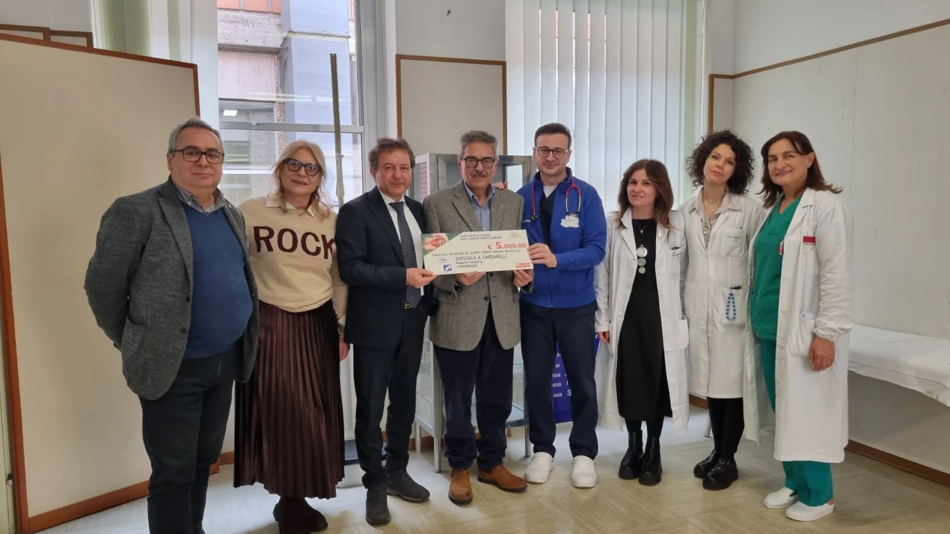 Con ‘I gesti d’amore si fanno sentire’ Conad dona 5000 euro alla Pediatria del Cardarelli di Campobasso