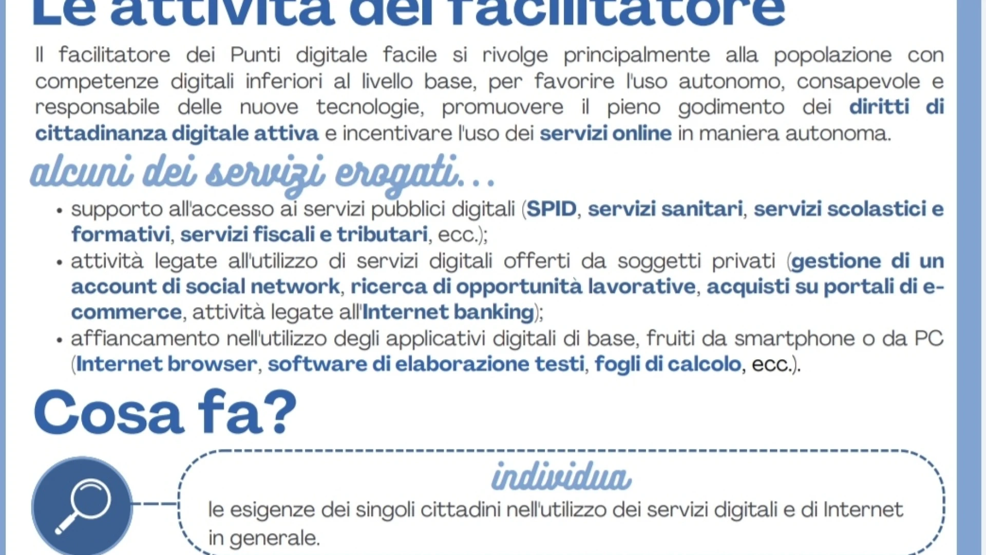 A Venafro attivo il punto di facilitazione digitale. La nota del sindaco Alfredo Ricci.