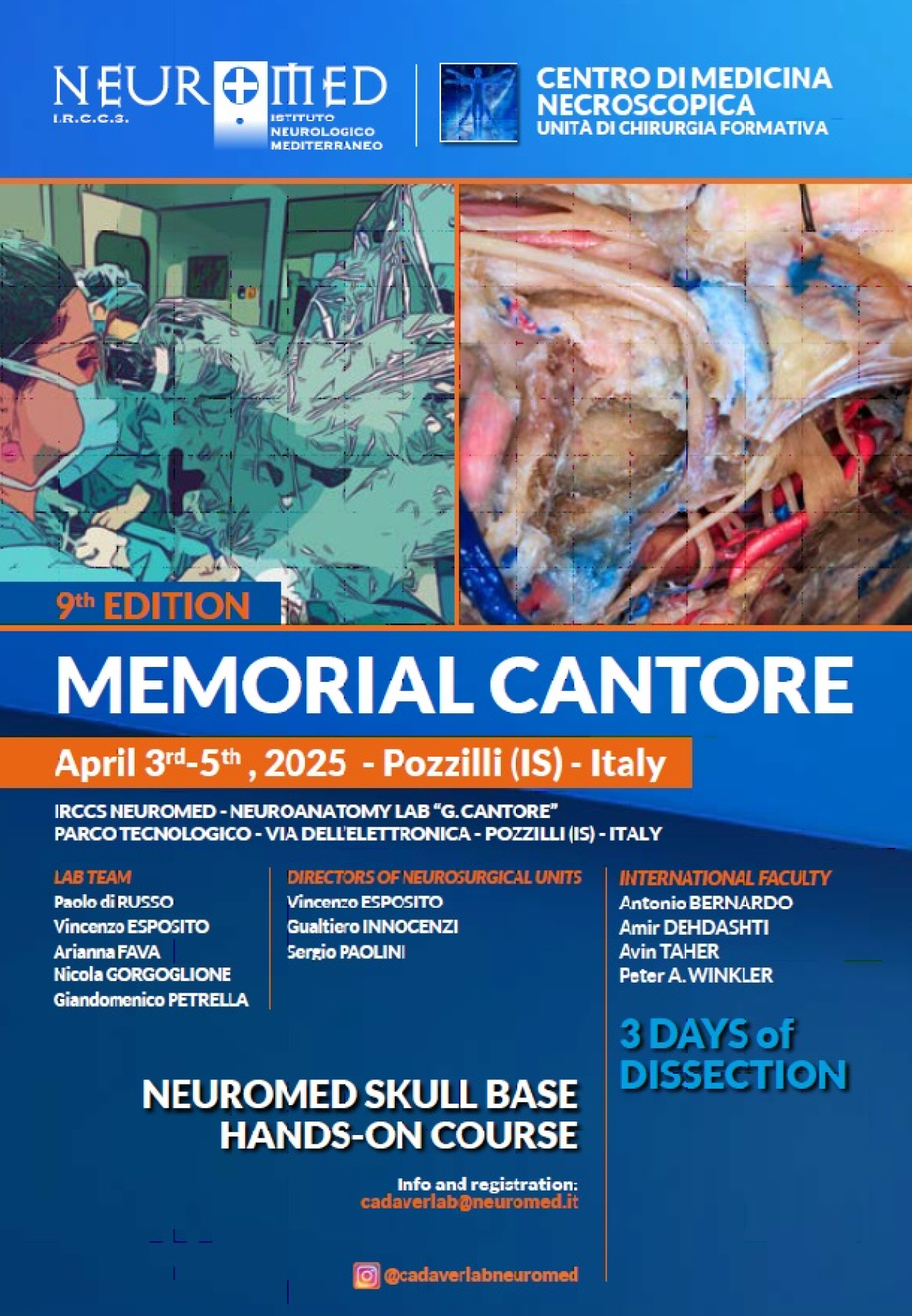 Al Neuromed il Memorial Cantore: l’insegnamento del passato per la ...