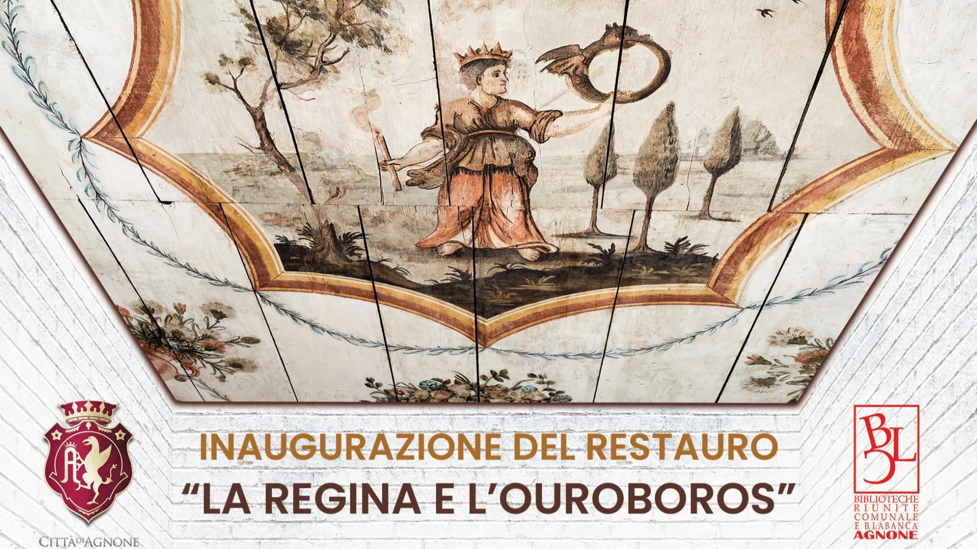 Agnone: a Palazzo San Francesco l'inaugurazione del restauro del soffitto ligneo del '700.