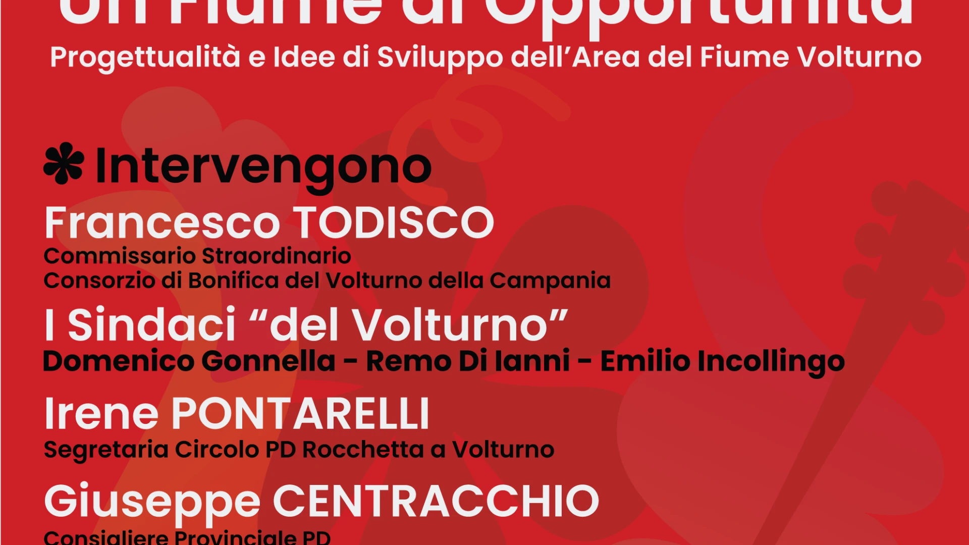 Rocchetta a Volturno: il locale Circolo del PD organizza la festa dell'Unita' 2025.