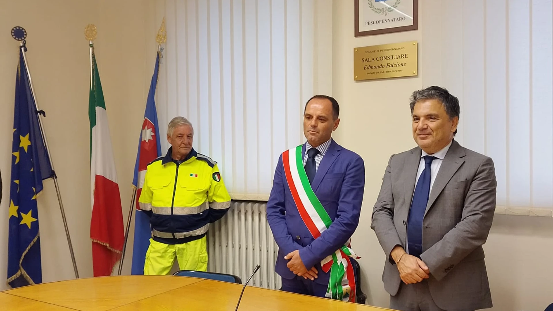 Il Prefetto di Isernia Montella in visita al comune di Pescopennataro.
