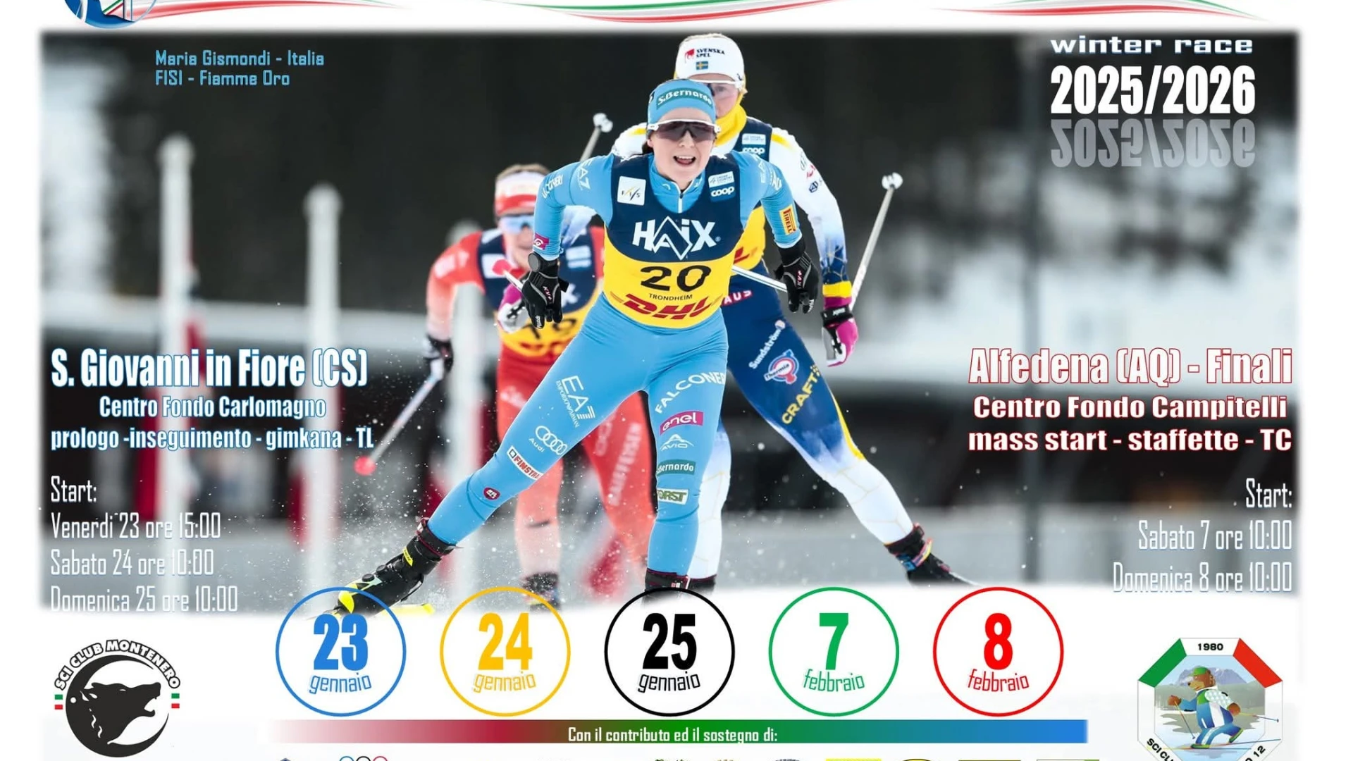 Ad Alfedena tornano le Fasi Finali del Trofeo Interappenninico Winter Race 2025/2026