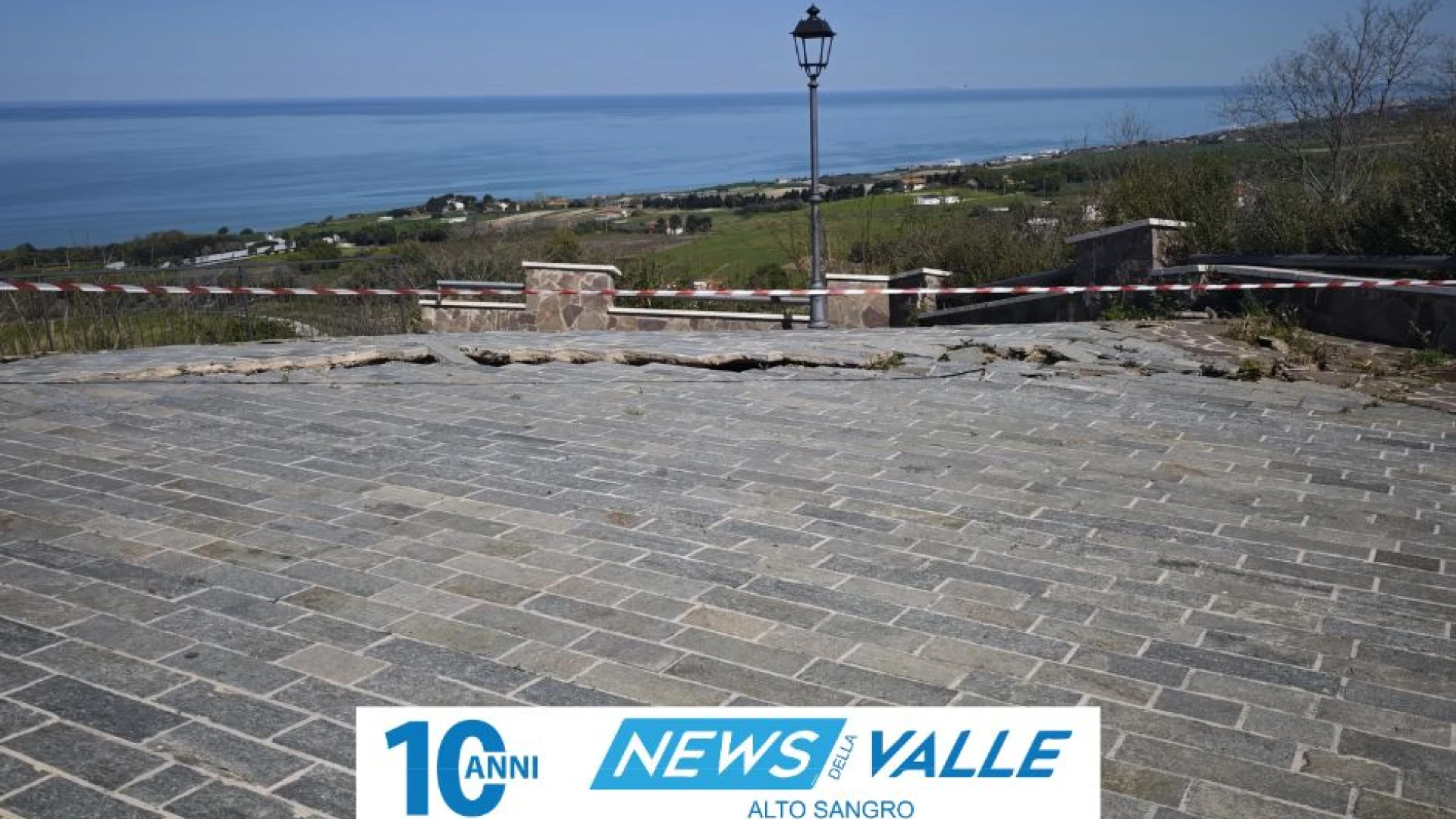 Frana di Petacciato, sopralluogo del Presidente Roberti: “Emergenza nazionale, priorità alla sicurezza e al ripristino dei collegamenti”