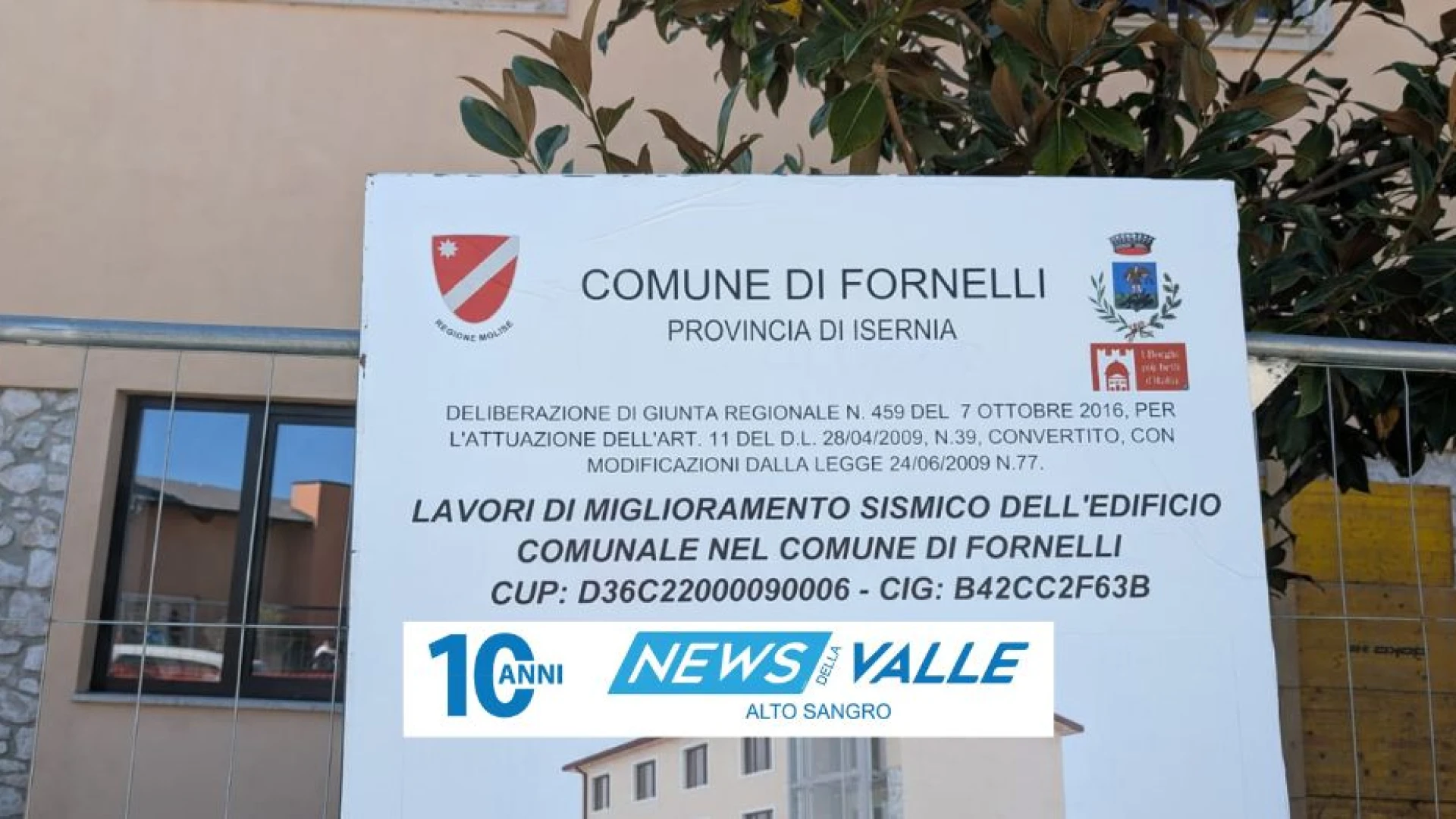 Fornelli: al via gli interventi di miglioramento sismico e riqualificazione dell’edificio comunale.