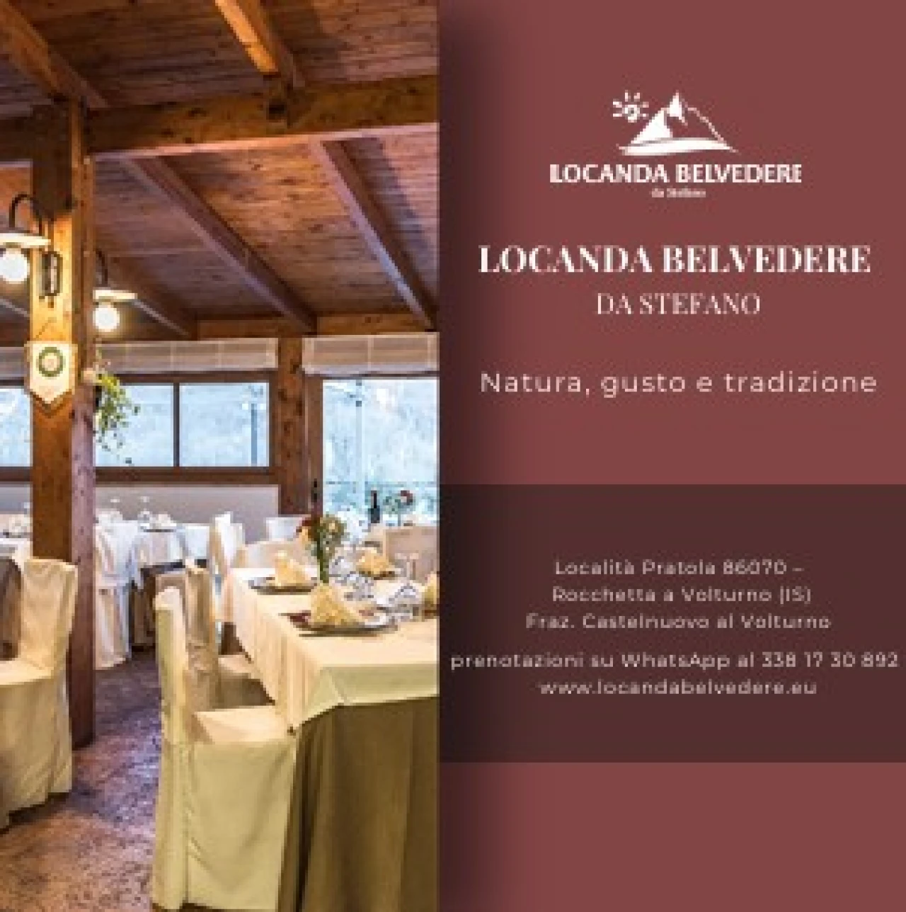Banner Locanda Belvedere nuovo aprile 2026 306 per 306 pixel