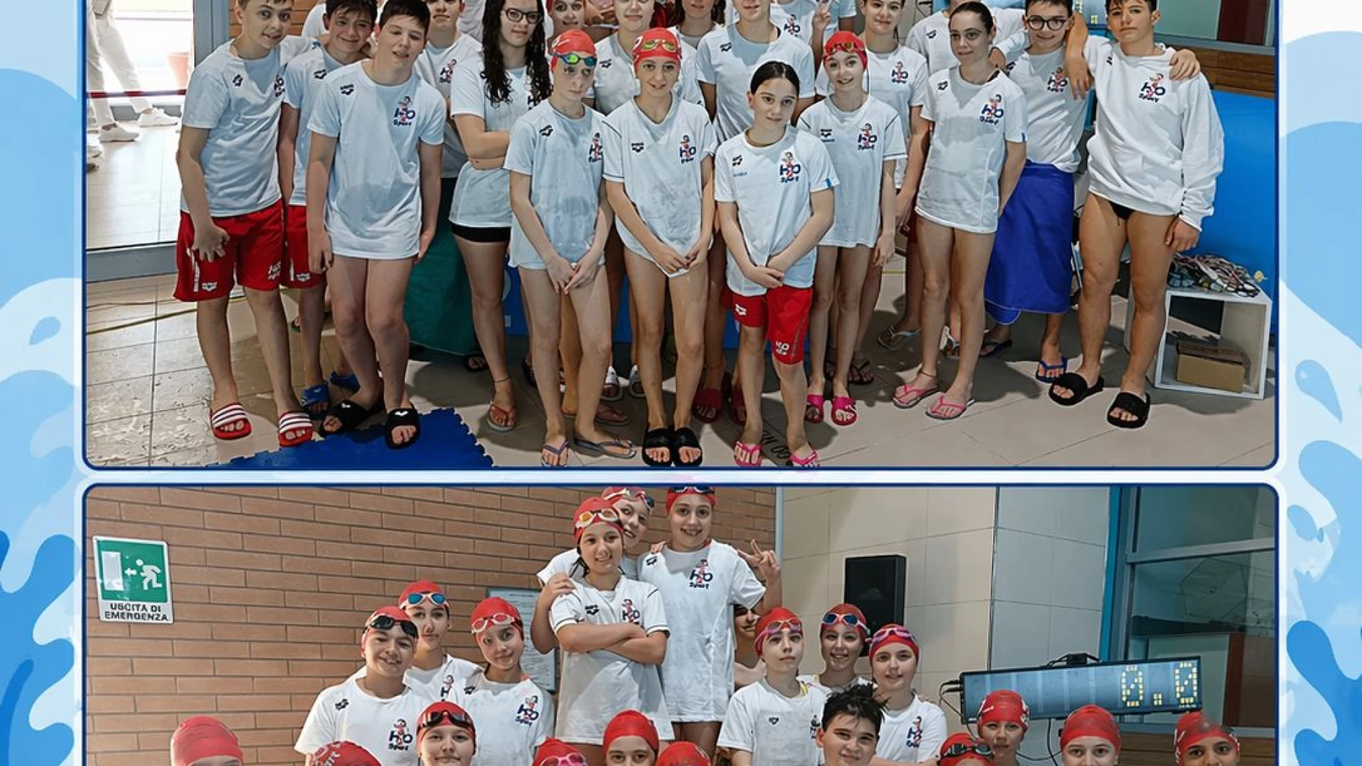 Nuoto: H2O Sport da applausi nella terza tappa della Molise Swim Cup. Esordienti in bella evidenza