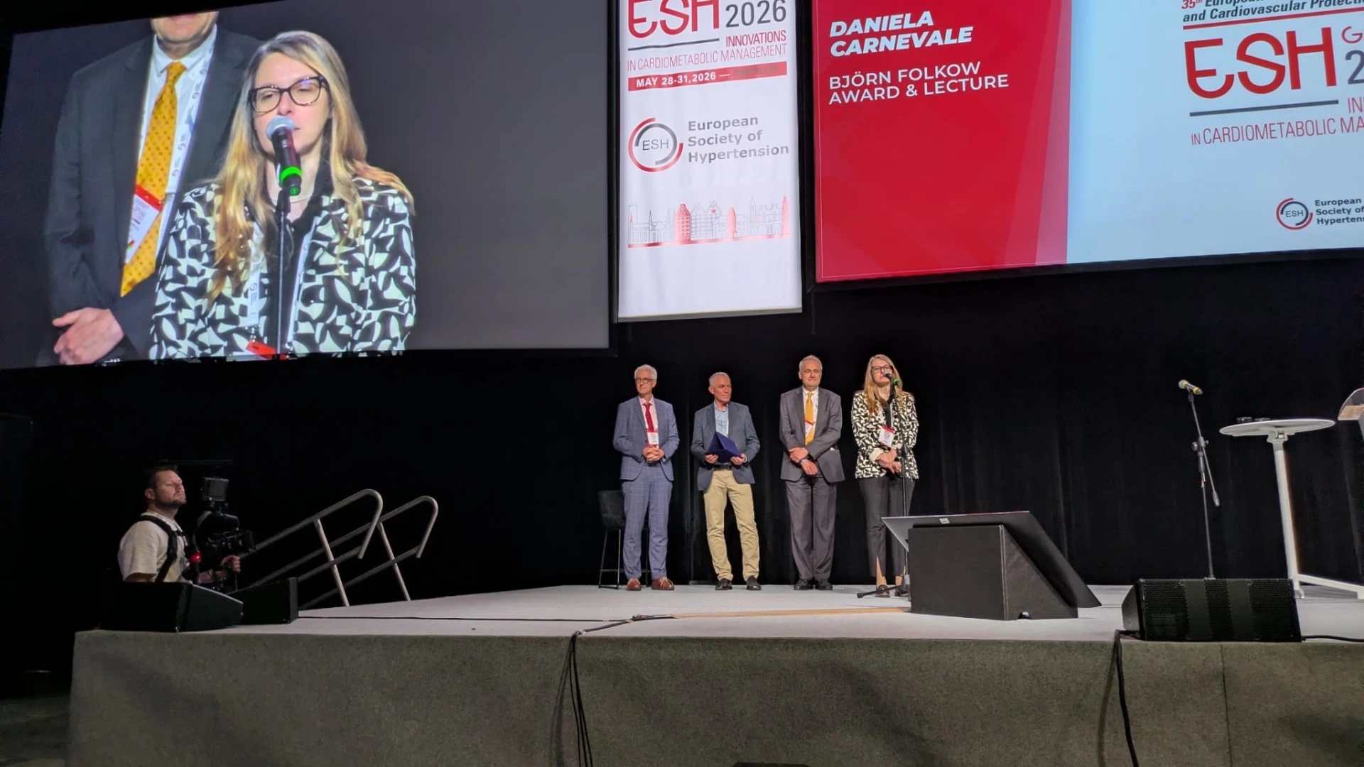 Un riconoscimento europeo per la ricerca sull’ipertensione: a Daniela Carnevale il Björn Folkow Award