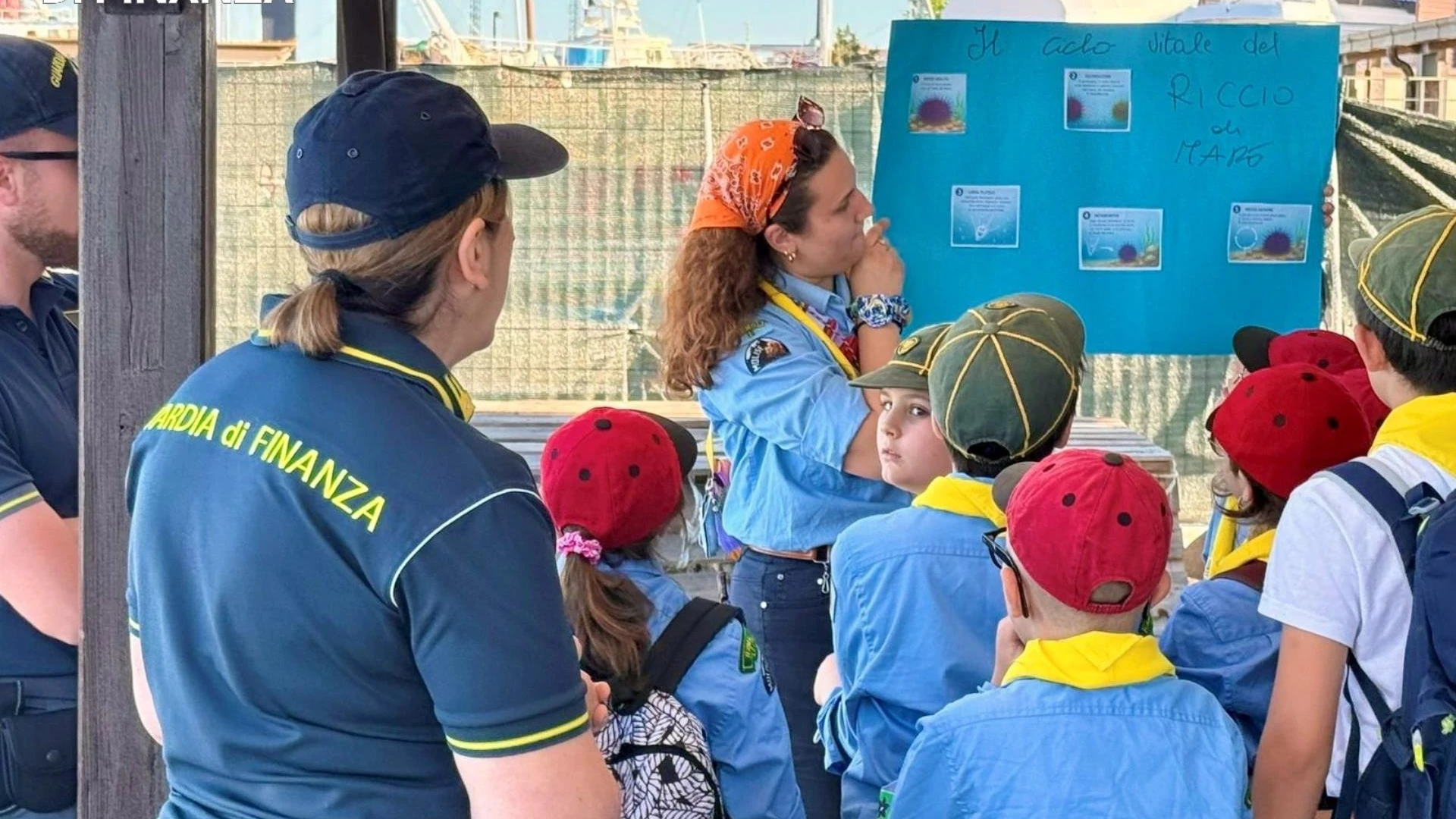 Guardia di Finanza Roan Termoli: successo per l’evento denominato “Piccola Orma”. Incontri tra i finanzieri e i piccoli Scout.