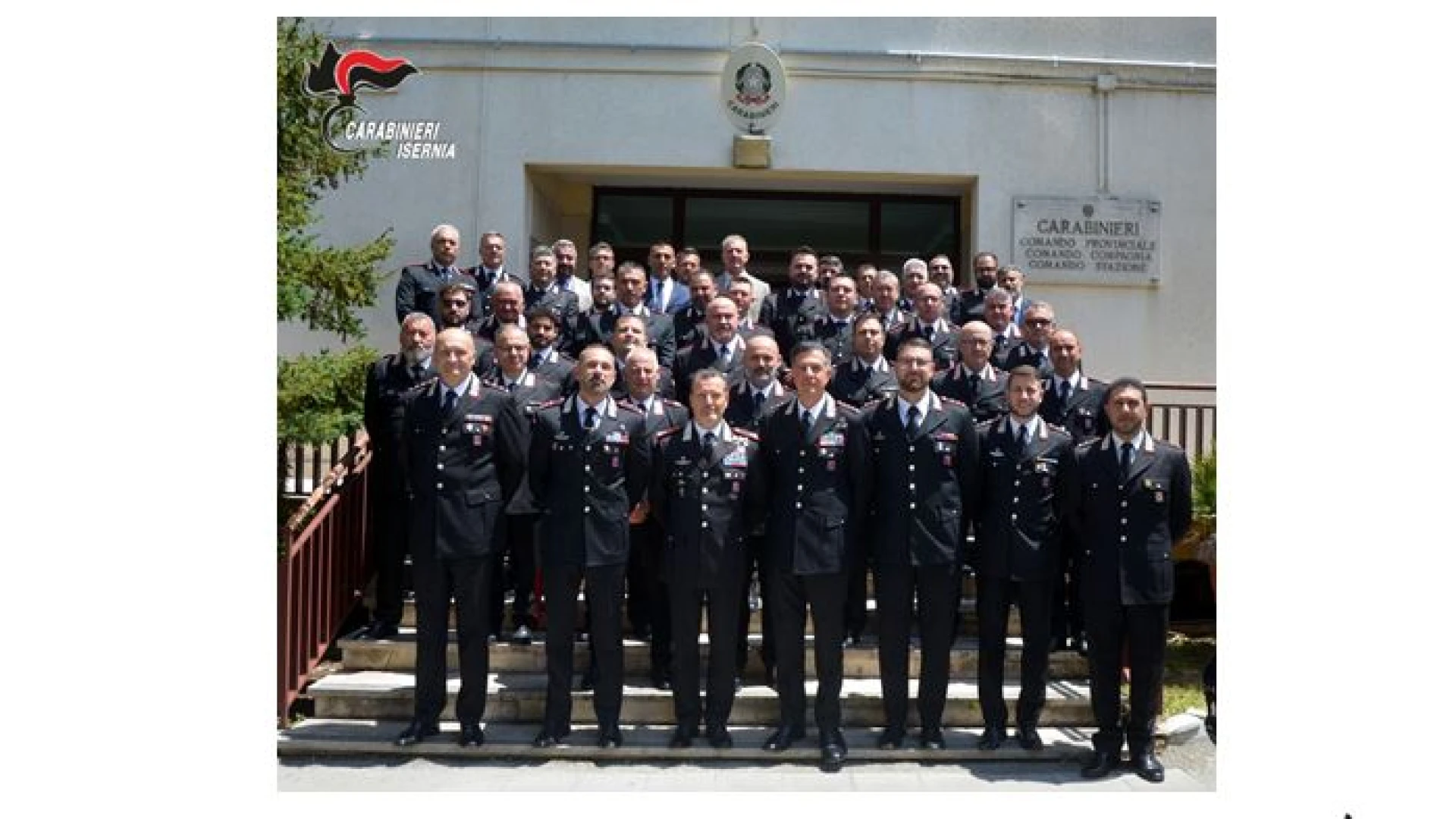 Isernia: il Generale Feroci in visita presso il Comando Provinciale dei Carabinieri.