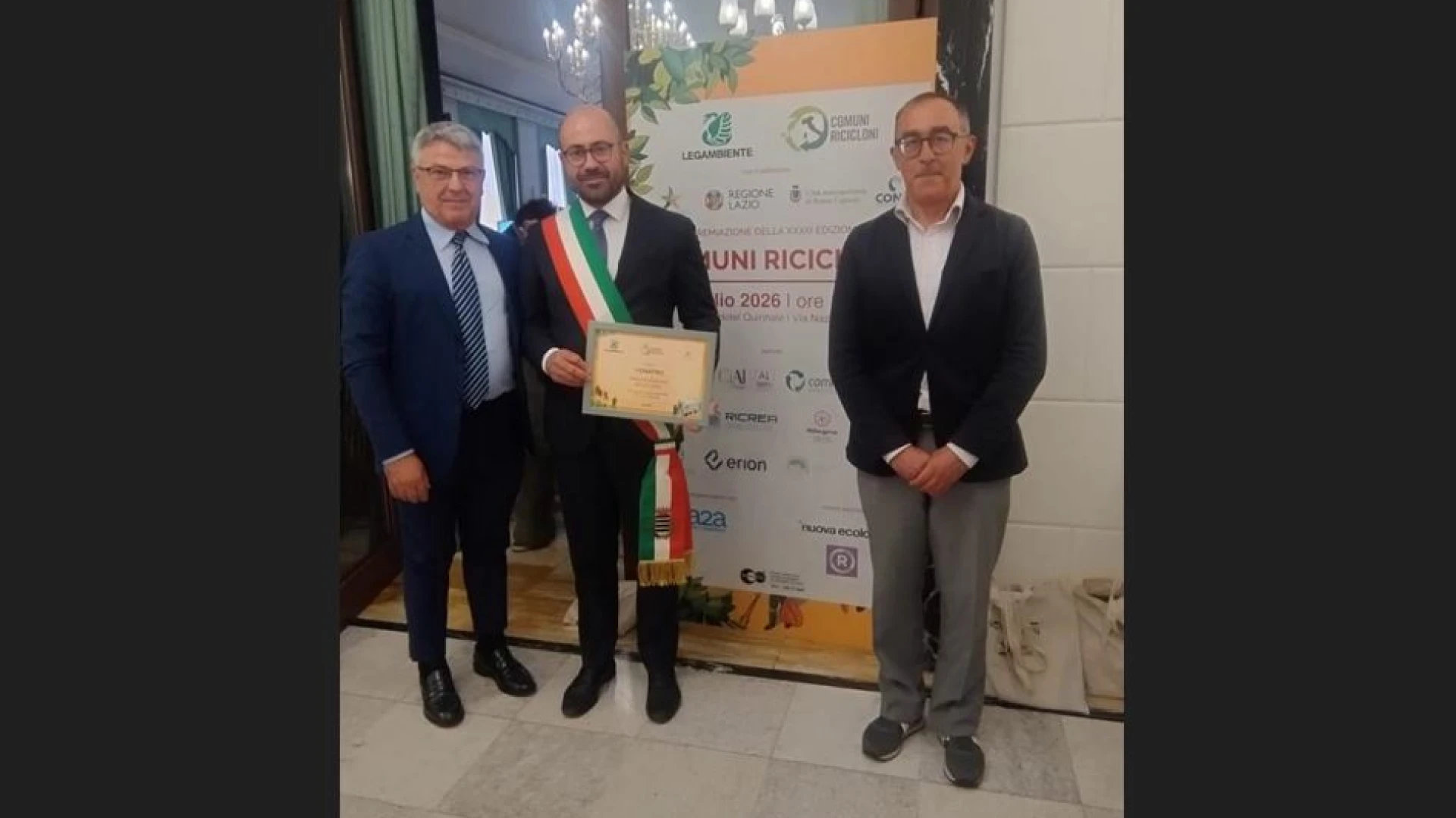 Venafro protagonista tra i comuni Ricicloni d’Italia.