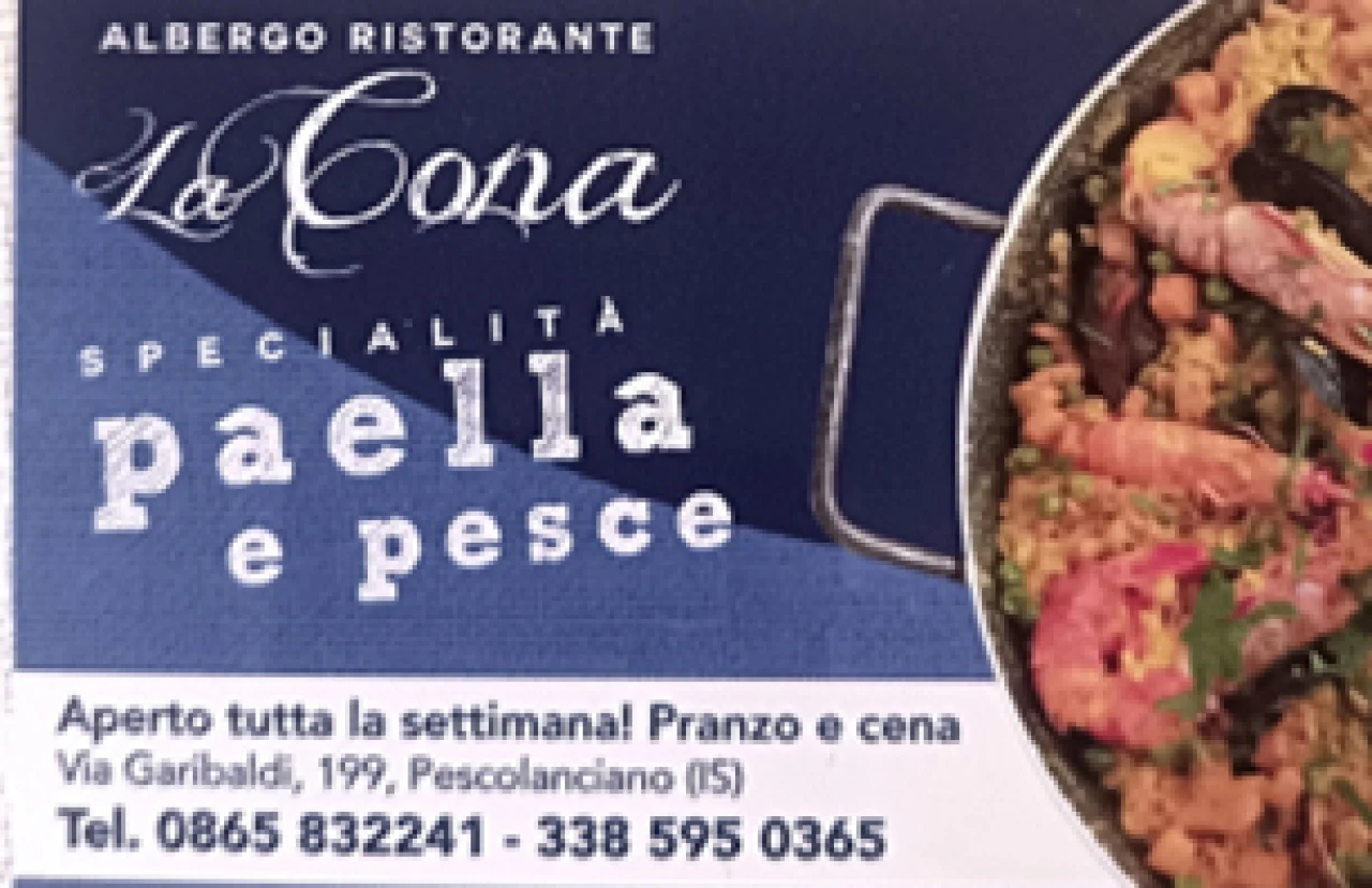 Banner Ristorante La Cona Pescolanciano 306 per 198 pixel