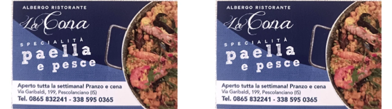 Banner Ristorante La Cona Pescolanciano banner 636 per 177 pixel
