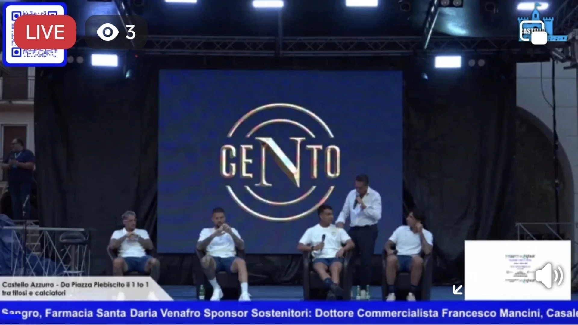 "Castello Azzurro", guarda la settima puntata della nostra trasmissione. (Live da Piazza Plebiscito)