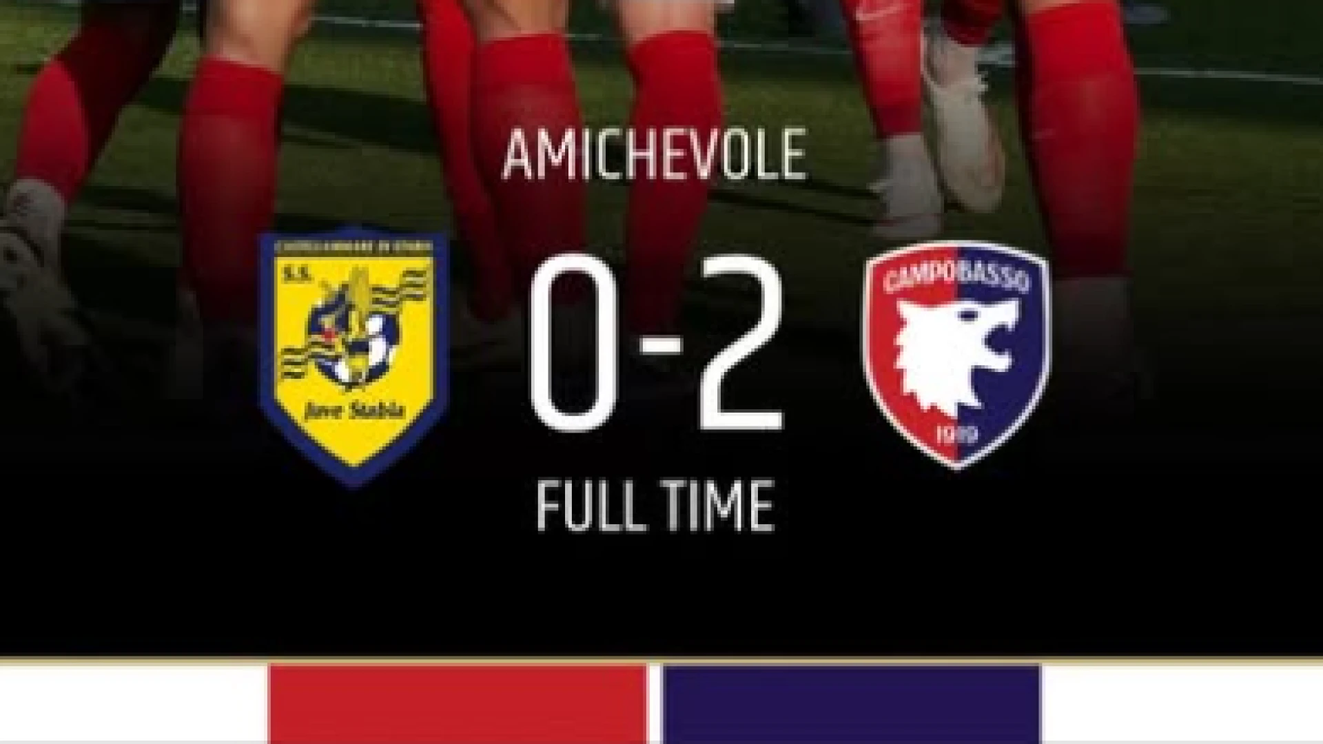 Il Campobasso FC batte 2-0 la Juve Stabia in amichevole al Romeo Menti