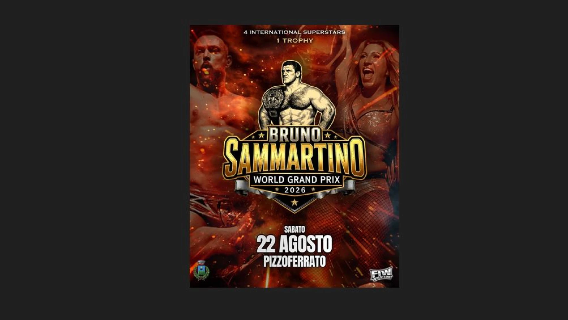 Pizzoferrato: il grande wrestling torna in paese in memoria di Bruno Sammartino. (VIDEO)