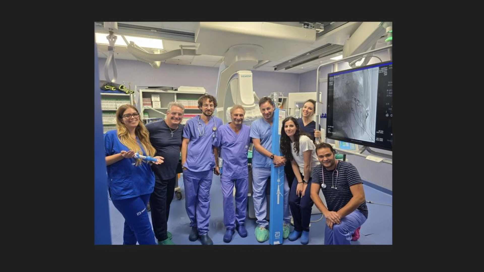 Isernia: a 97 anni pacemaker intracardiaco e ritorno a casa in giornata. Procedura d’avanguardia eseguita dalla cardiologia del Veneziale.