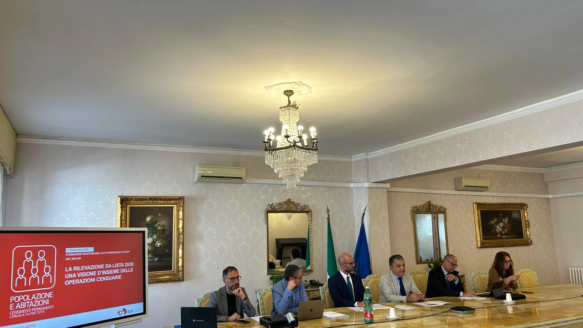 Censimento 2026: giornata formativa per 13 comuni. Evento ospitato dalla Prefettura di Isernia.