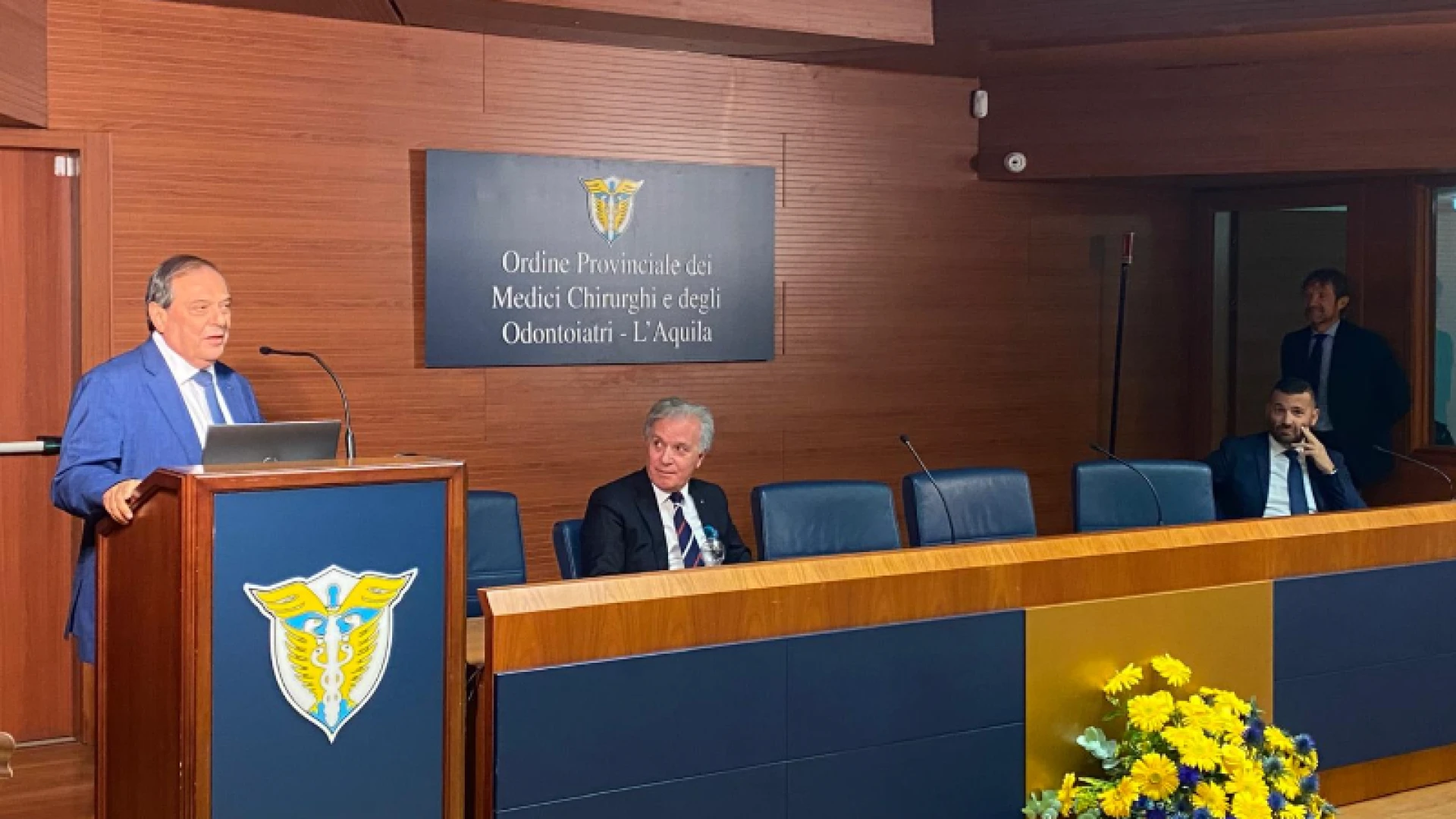 Ordine Medici L’Aquila: Anelli, “Serve Piano straordinario per sistema sanitario nazionale”.  Veri: “Nuovo auditorium punto di riferimento regionale”.