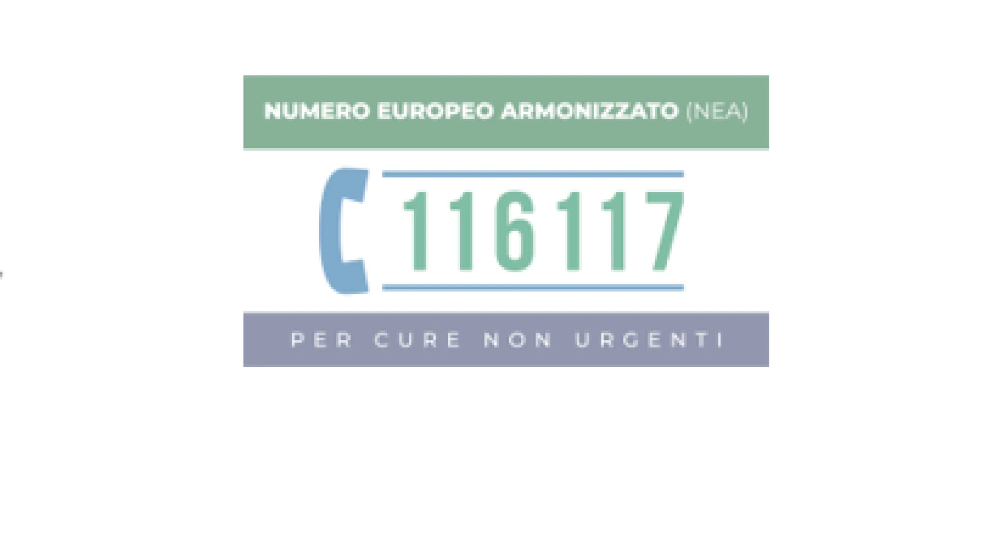 Per le cure mediche non urgenti , da oggi in Molise si potrà utilizzare il numero unico:116117.