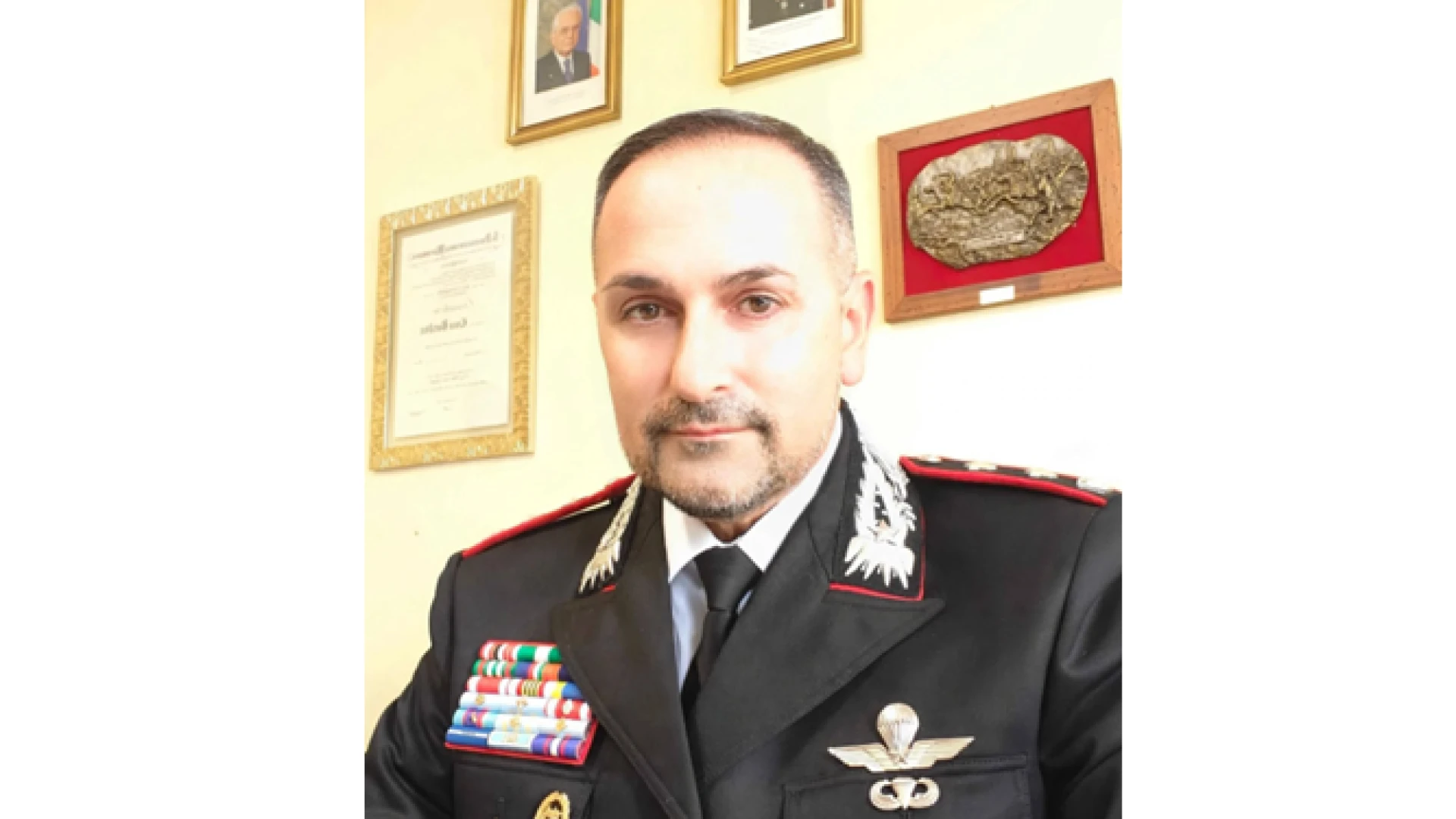 Isernia: si e’ insediato il nuovo Comandante della Compagnia Carabinieri, il colonnello Luca Bordin.