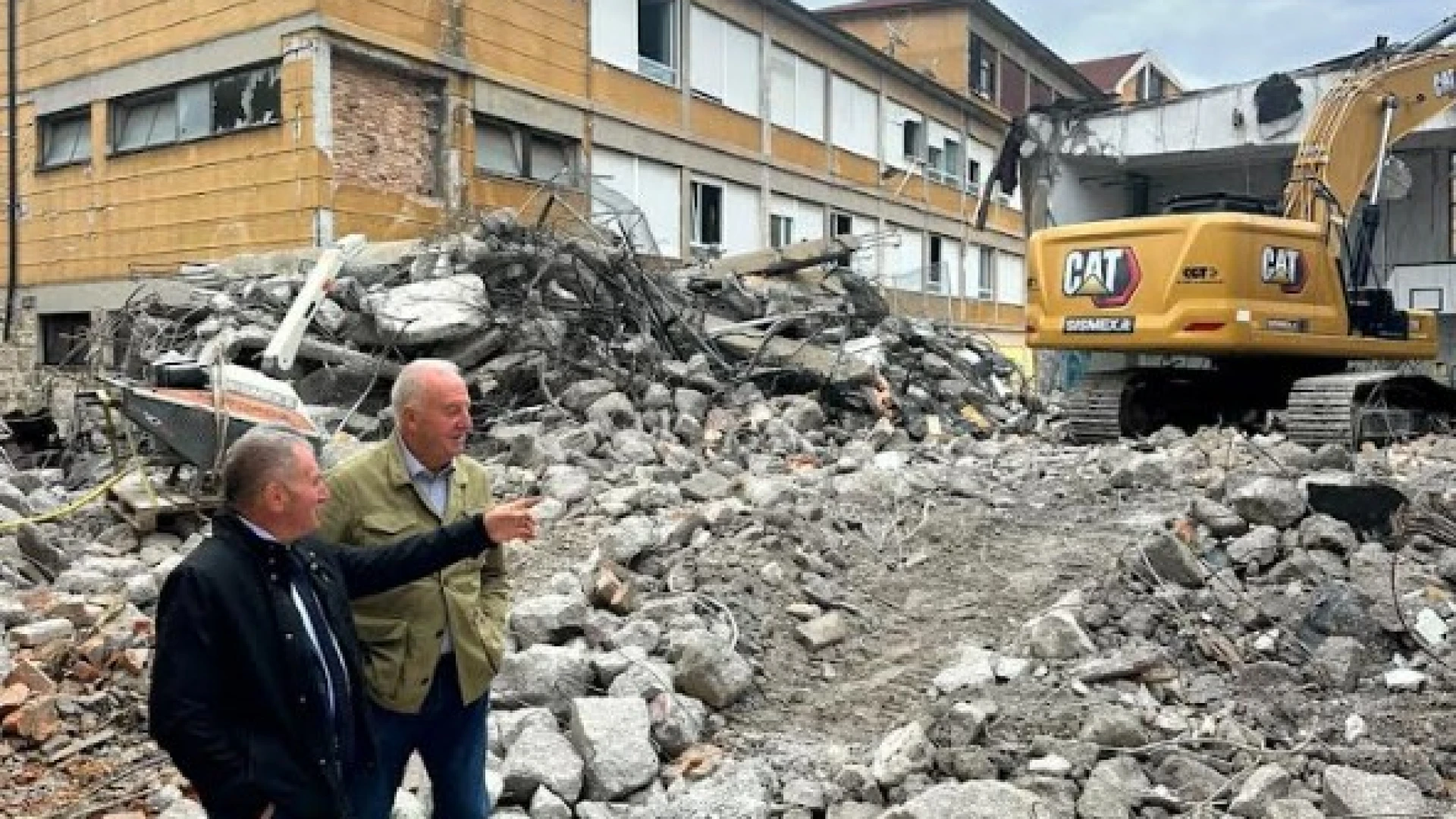 Provincia dell’Aquila: partita la demolizione dell’ex Itas: nuova scuola per circa 400 studenti.