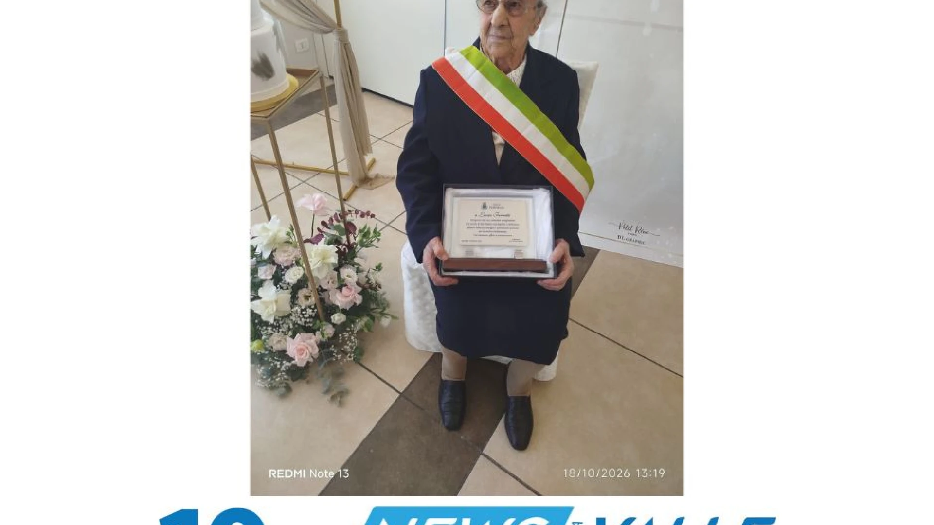Fornelli: comunità in festa per Lucia Ferretti che ha tagliato il traguardo dei cento anni.