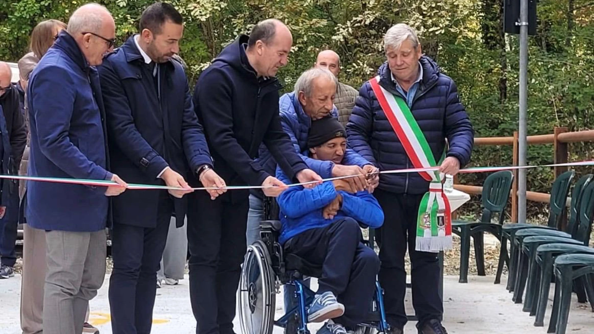 Sessano del Molise: inaugurato questa mattina il laghetto artificiale per la pesca. Struttura dedicata a persone fragili.