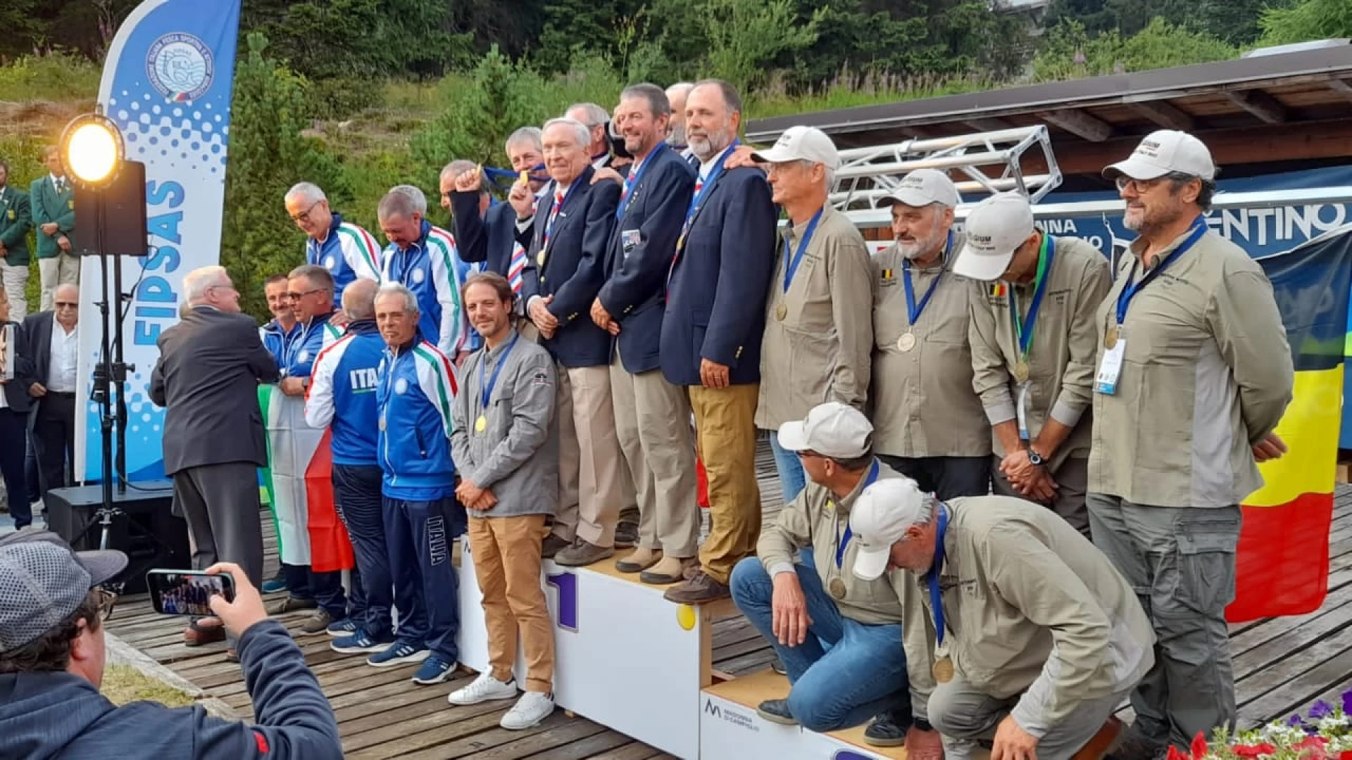 Mondiali di pesca  in Trentino: la Nazionale Italiana conquista il secondo posto. Sugli scudi anche il molisano Armando Di Giacomo.