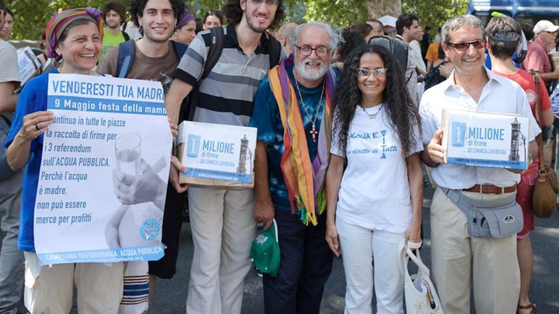 Difesa dell’Acqua pubblica: i cittadini di Piedimonte Matese in piazza il prossimo 30 giugno con padre Alex Zanotelli e Agnese Ginocchio.