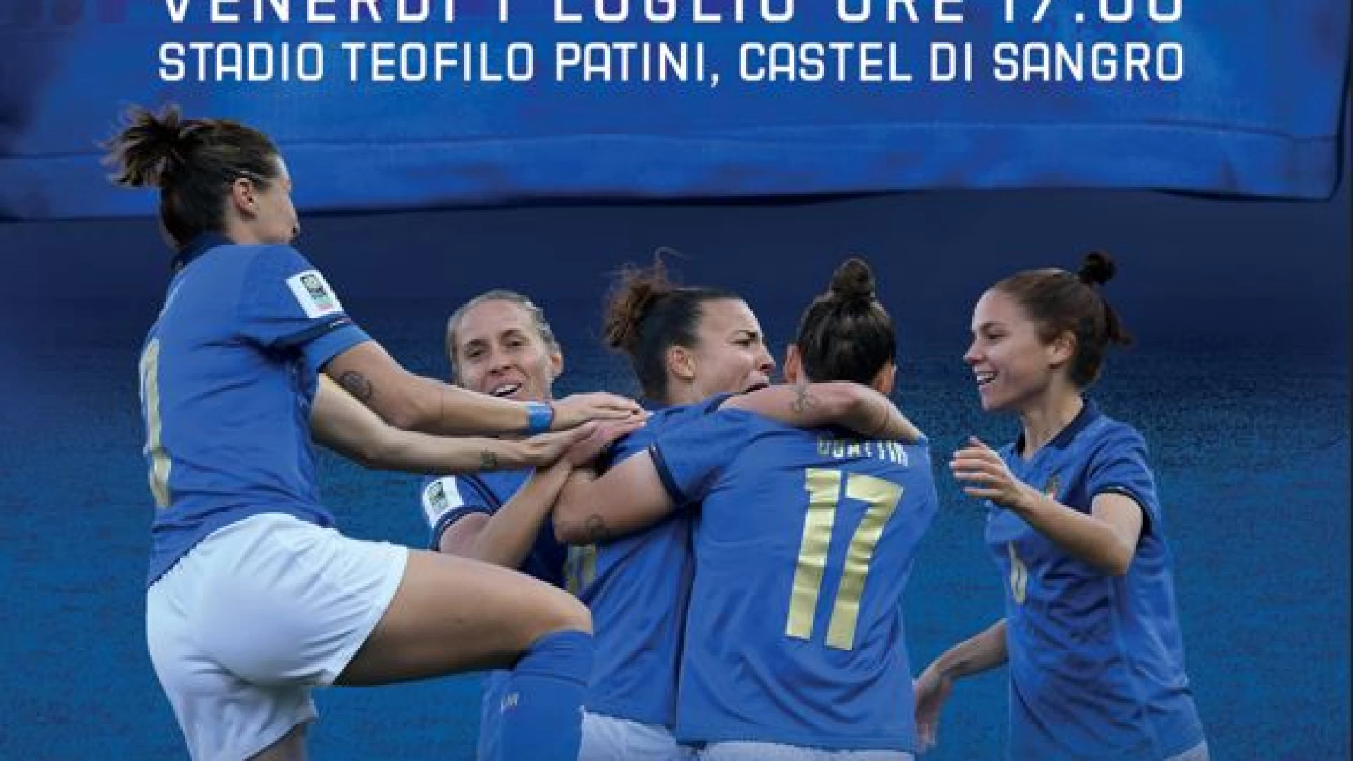 Nazionale Femminile a Castel Di Sangro, il manifesto ufficiale di Italia-Spagna