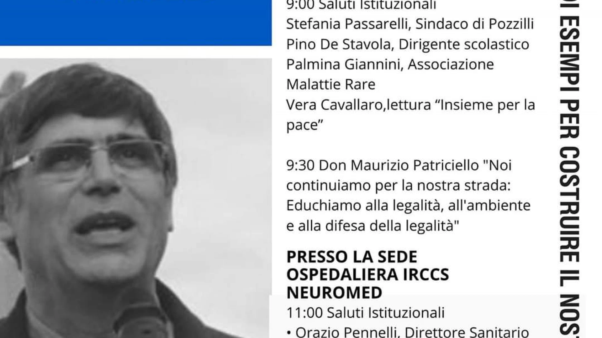 Pozzilli: gli studenti del Pilla incontrano Don Maurizio Patriciello