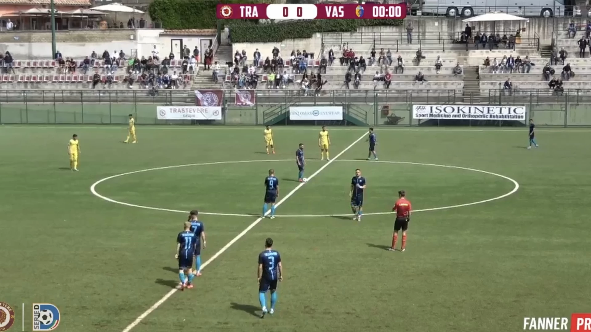 Serie D girone F, il Trastevere batte il Vastogirardi per 2-0.