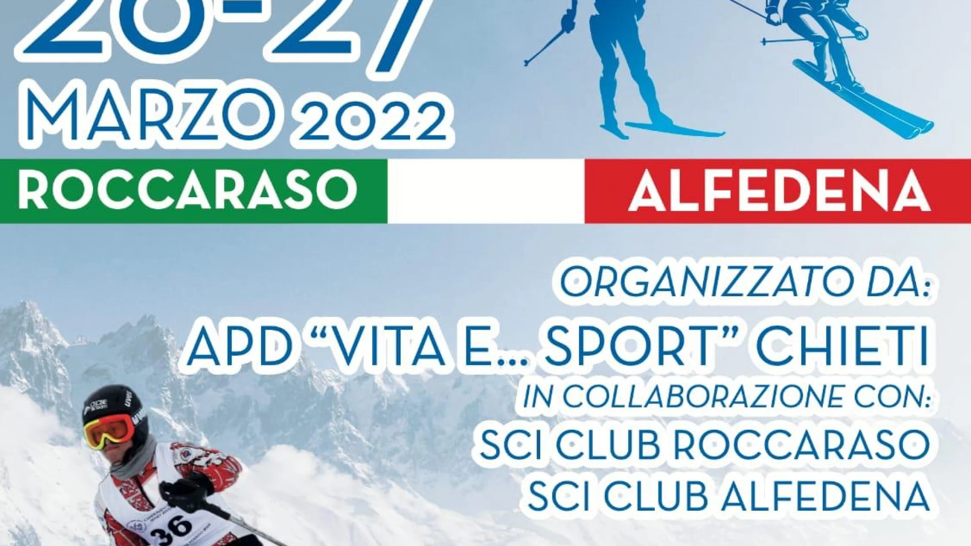Roccaraso e Alfedena ospiteranno i Campionati italiani di sci alpino e sci nordico FISDIR
