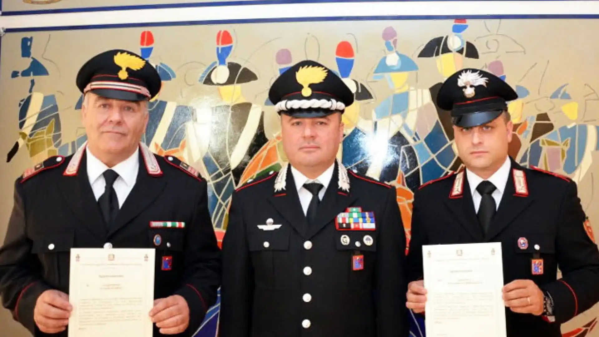 Agnone: Carabinieri premiati per l’arresto di una coppia specializzata in truffe ai danni di anziani.