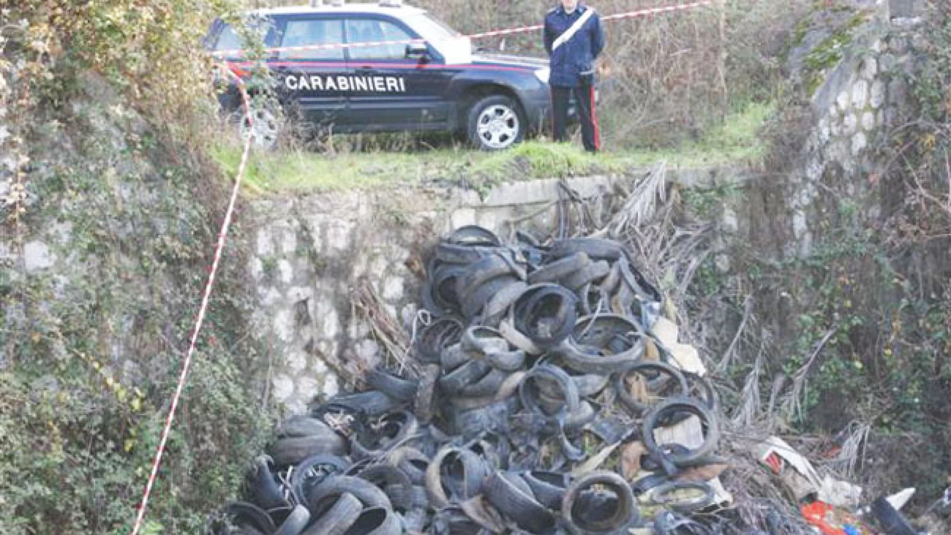 Venafro: Smaltimento illecito di rifiuti, pregiudicato denunciato dai Carabinieri.
