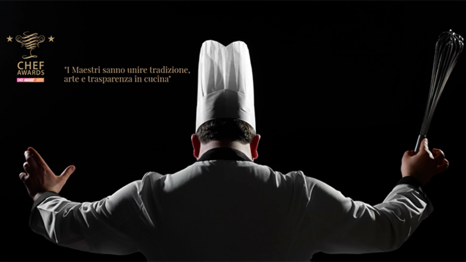 Chef Awards 2018 , Stefano Rufo alla presentazione dell’evento. Celebrati i migliori ristoranti italiani con la più alta web reputation.