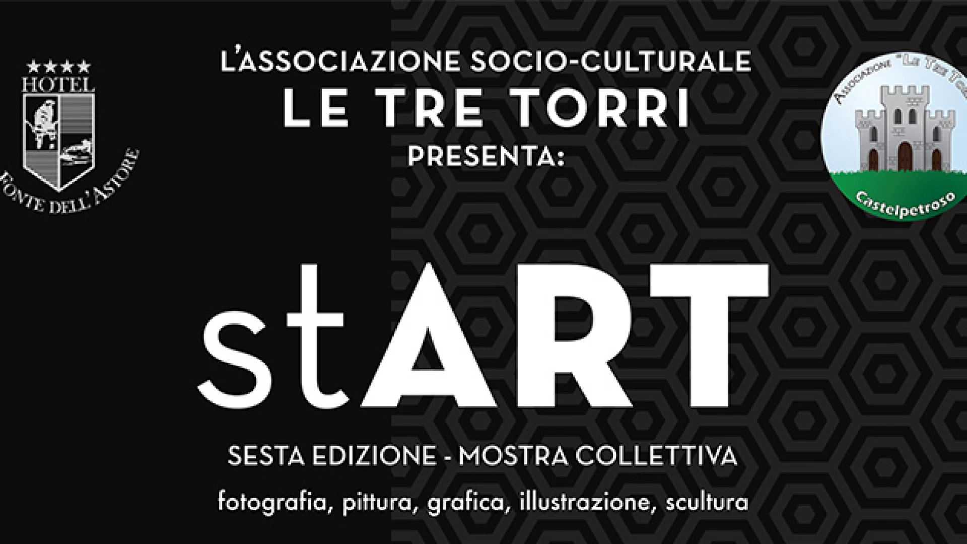 Castelpetroso: Una giornata all'insegna dell'arte per l'associazione Le Tre Torri con la mostra Start. Le arti visive di giovani artisti molisani in esposizione.