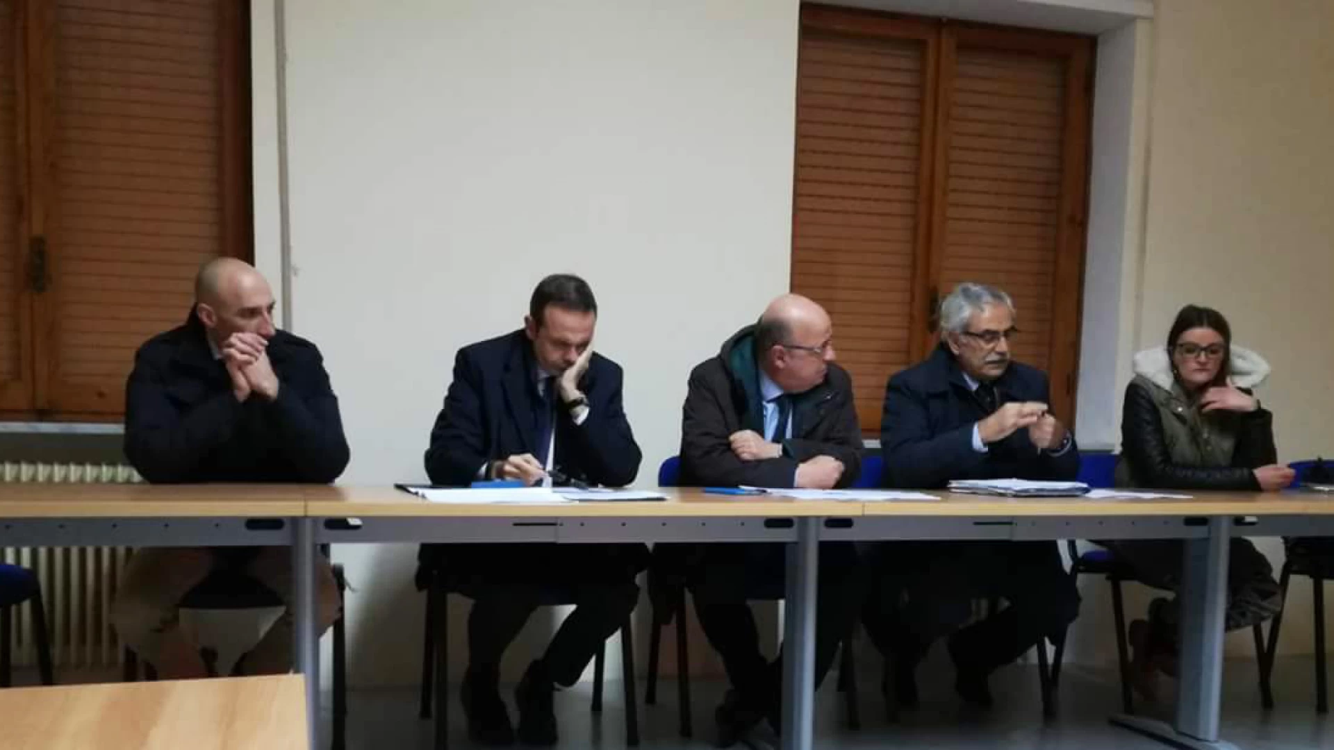 Strategia Nazionale Aree interne-Area interna Mainarde-riunione a Campobasso nella sede della Regione Molise.