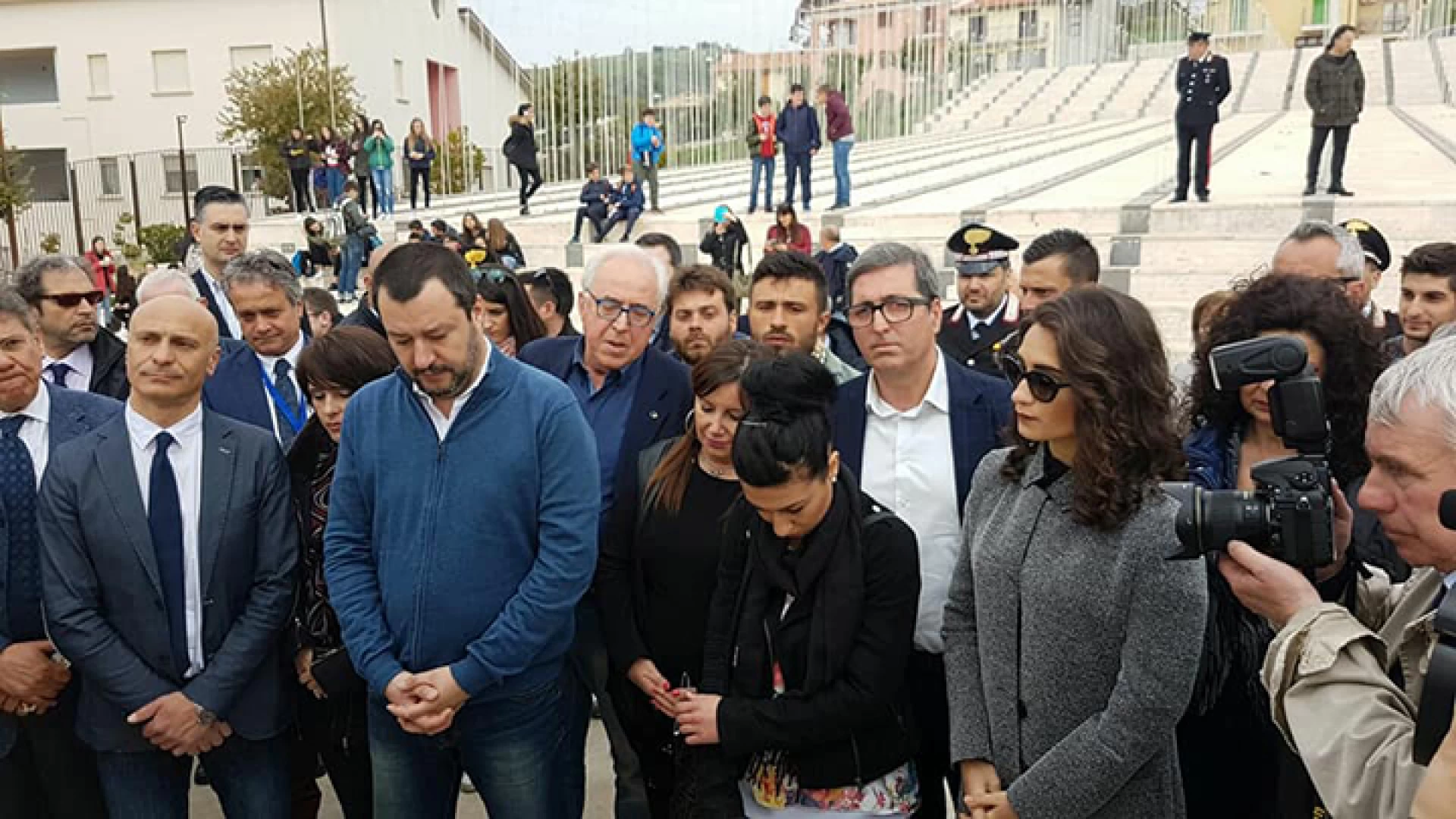 Salvini in Molise: “Con la Lega al Governo niente immigrati a San Giuliano di Puglia”.