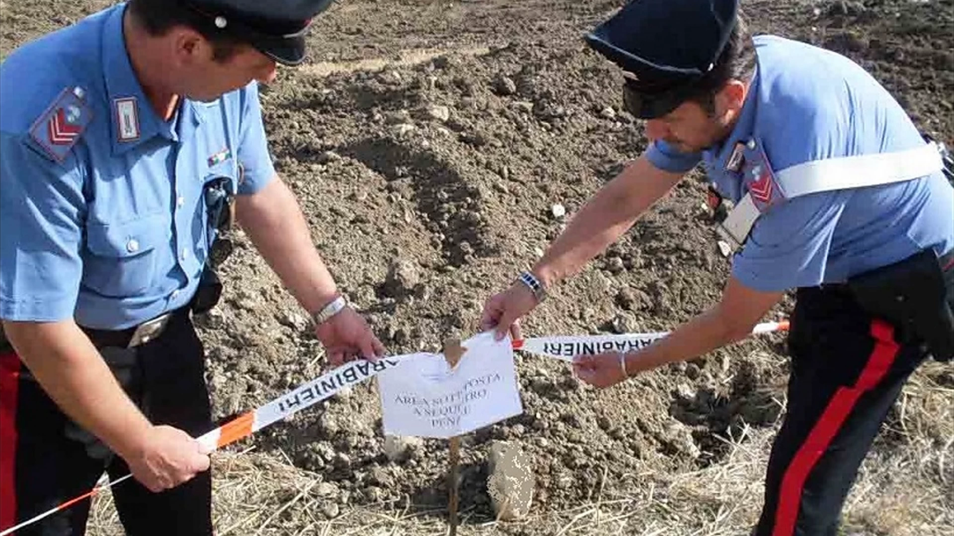 Isernia: operazione a tutela del patrimonio paesaggistico. Scoperto sbancamento irregolare