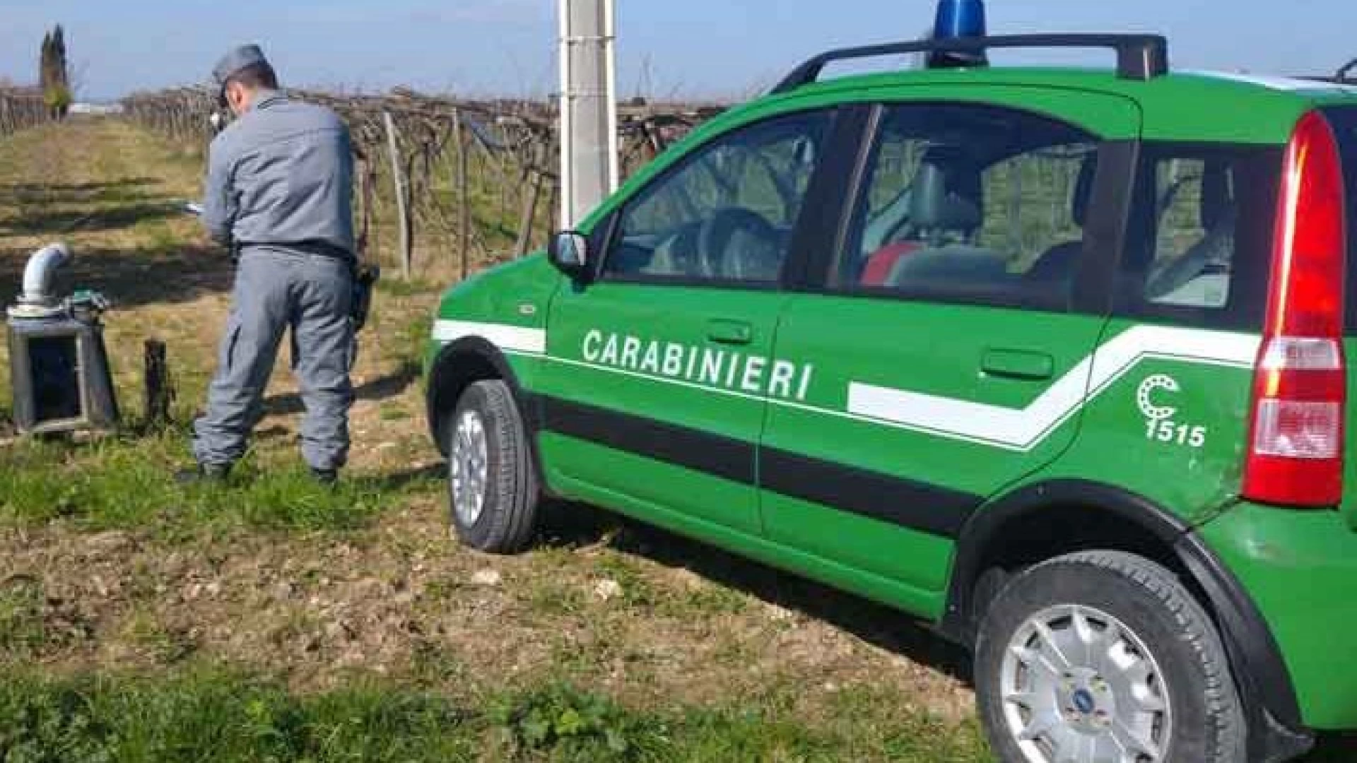 Isernia: Carcasse di auto abbandonate all’aperto. I Carabinieri Forestali sanzionano.