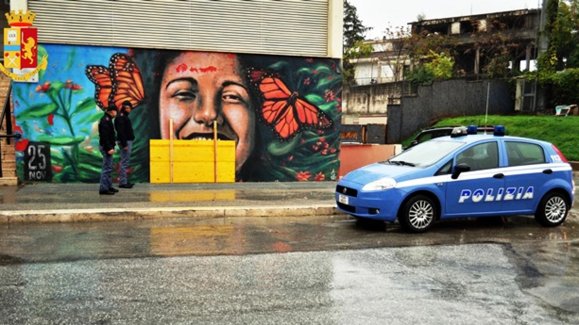 Isernia: individuato dalla Polizia il giovane del posto autore del danneggiamento al murales esterno l’Auditorium Unita’ d’Italia.