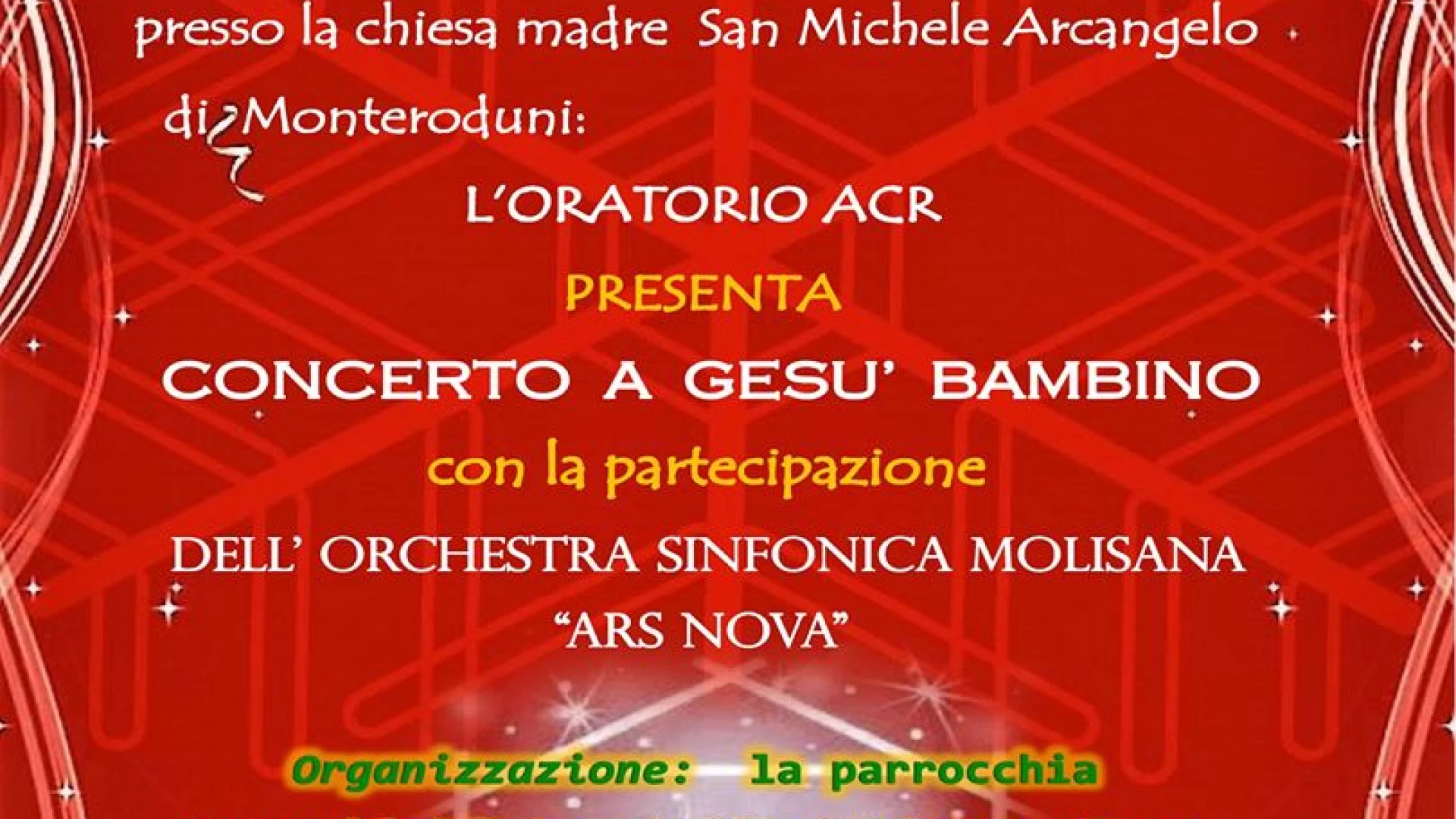 Monteroduni: presso l’Oratorio ACR il Concerto a Gesù Bambino.