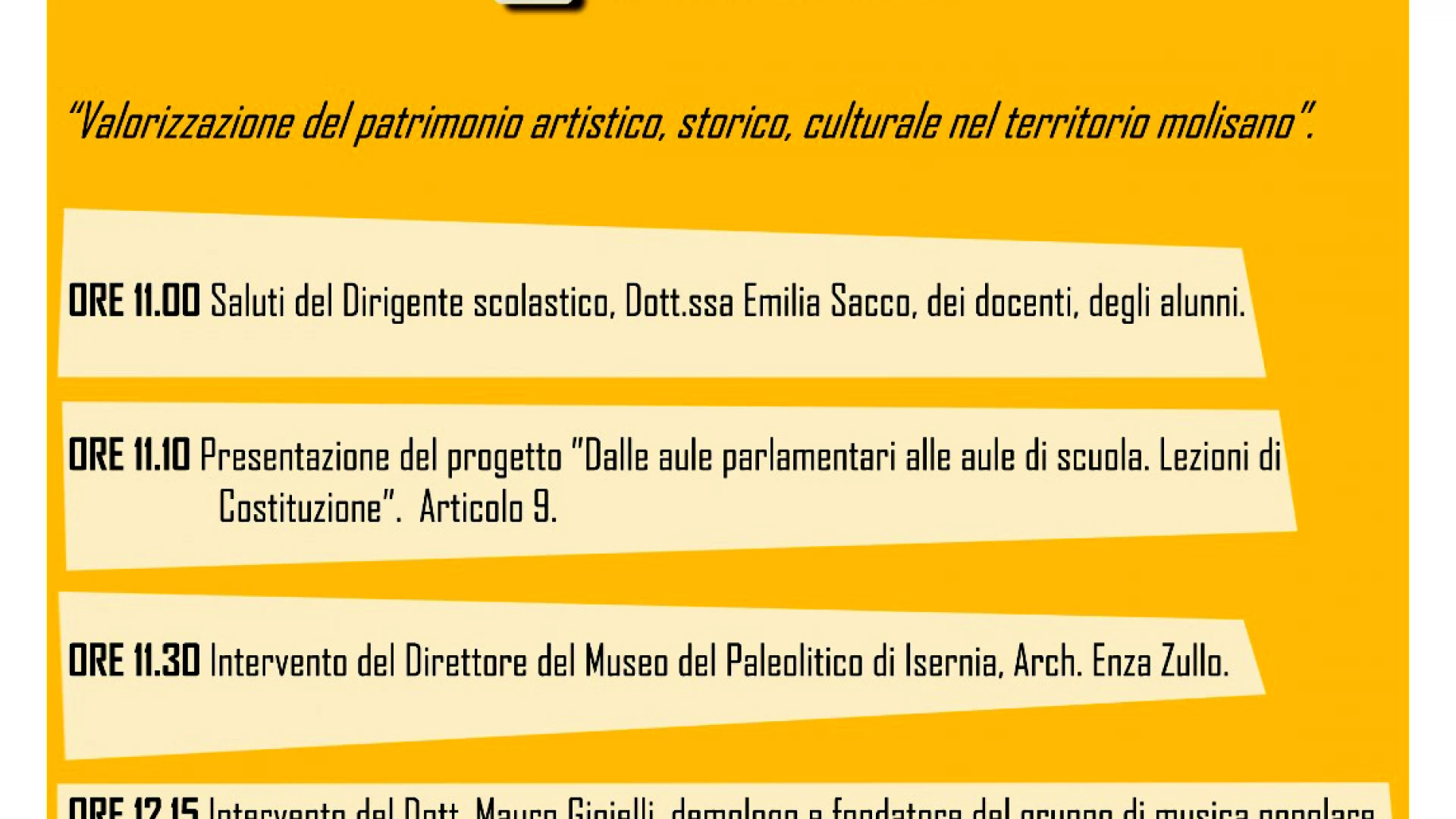 Isernia: “La Cultura nella Costituzione Italiana”. Incontro all’ITIS Mattei martedì 11 febbraio