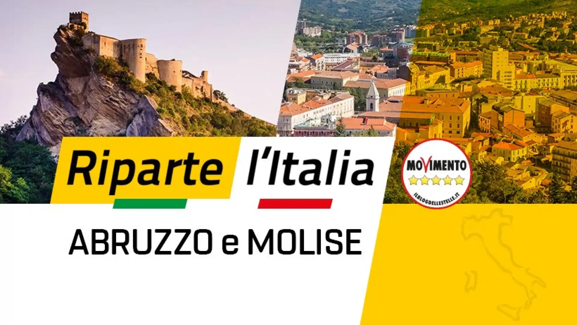 Riparte l’Italia, il tour virtuale del M5S fa tappa in Molise con il Ministro Costa e i portavoce di ogni livello istituzionale.