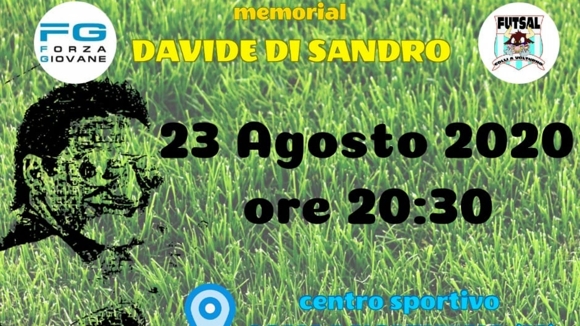 Colli a Volturno: domenica 23 agosto il torneo dei Rioni dedicato a Davide Di Sandro.